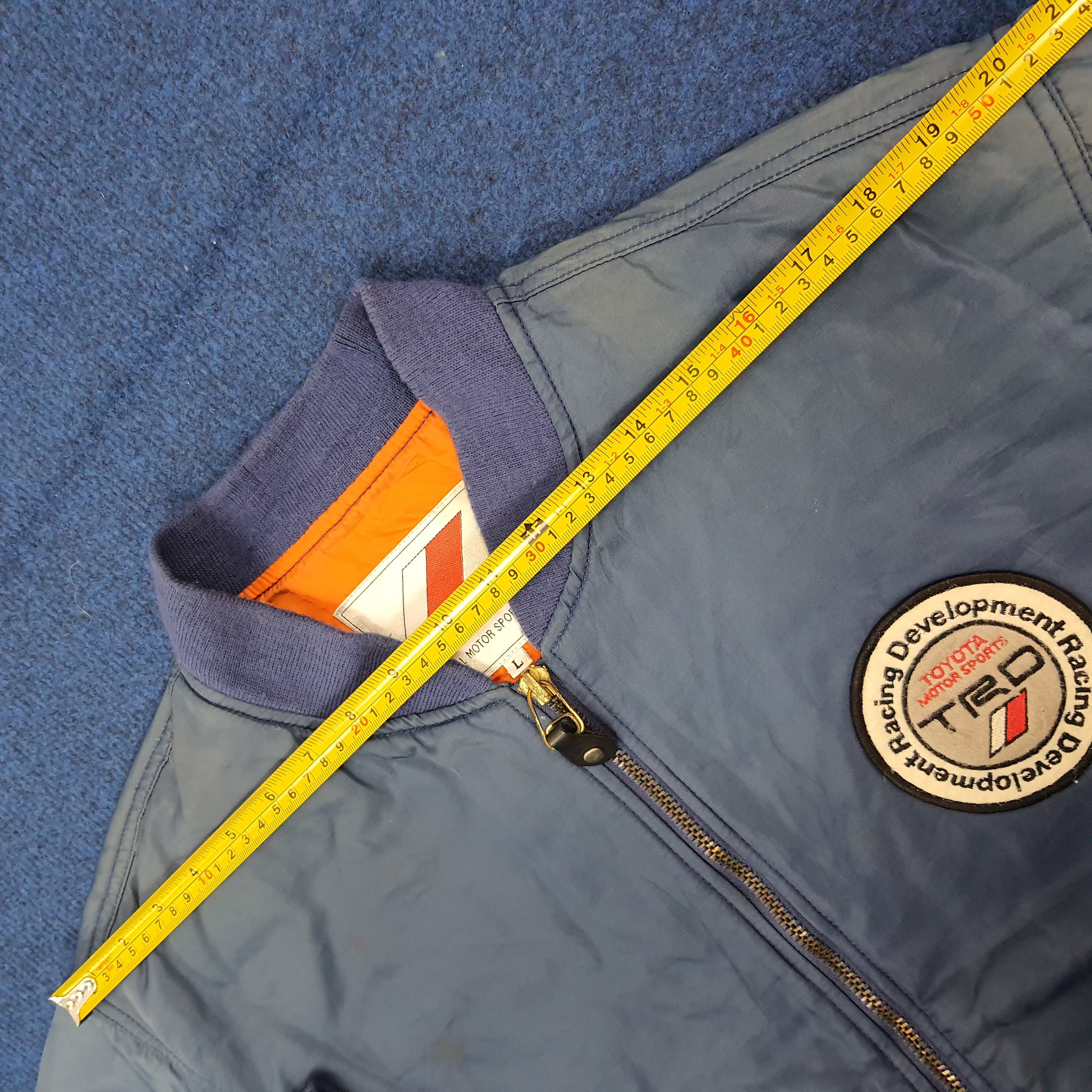 Japanese Brand Vintage 90s Toyota TRD Retro MA-1 Style Bomber C274N3 Size US L / EU 52-54 / 3 - 12 Thumbnail