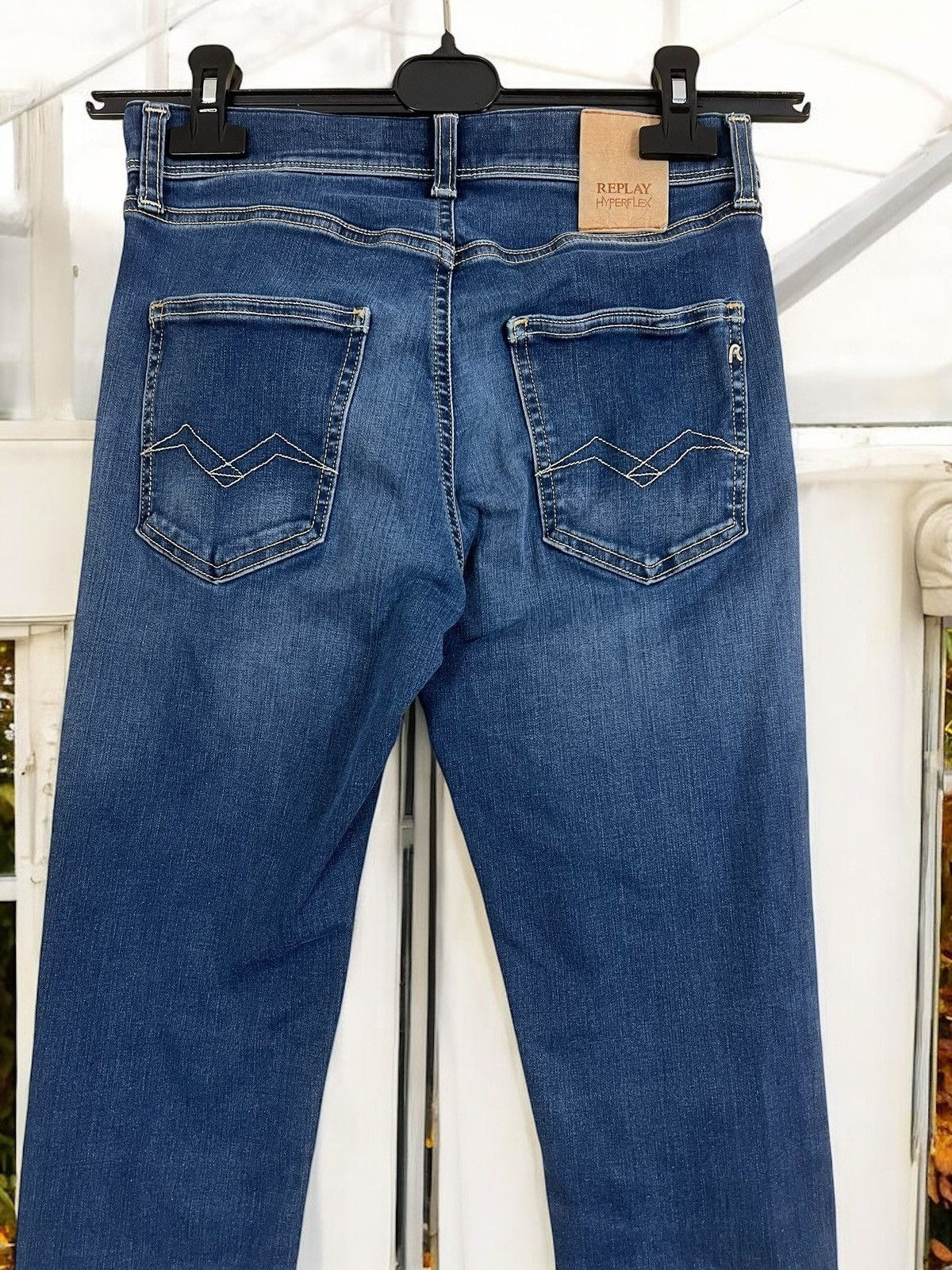 Replay Replay Wallys Hyperflex blue skinny jeans size 26 Size 26" / US 2 / IT 38 - 4 Thumbnail
