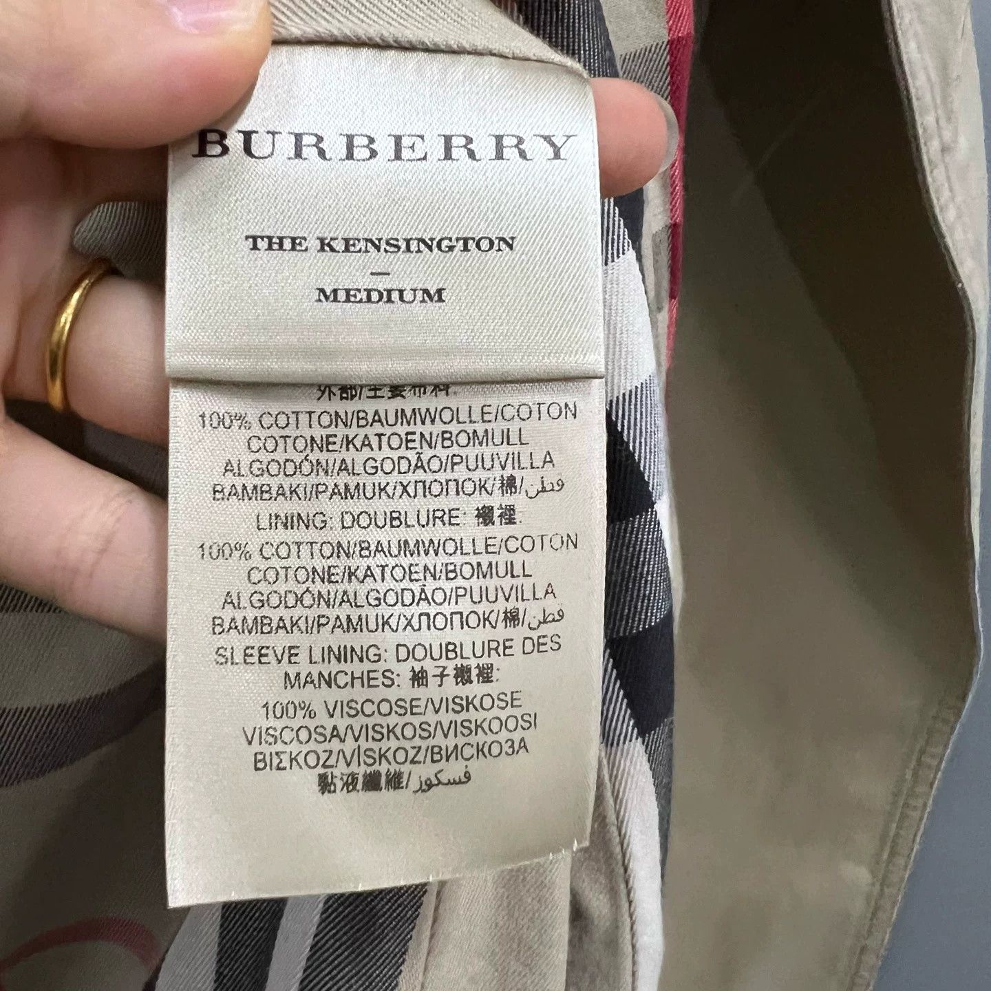 Burberry Burberry Khaki Double-Breasted Trench Coat Size US XXS / EU 40 - 3 Thumbnail