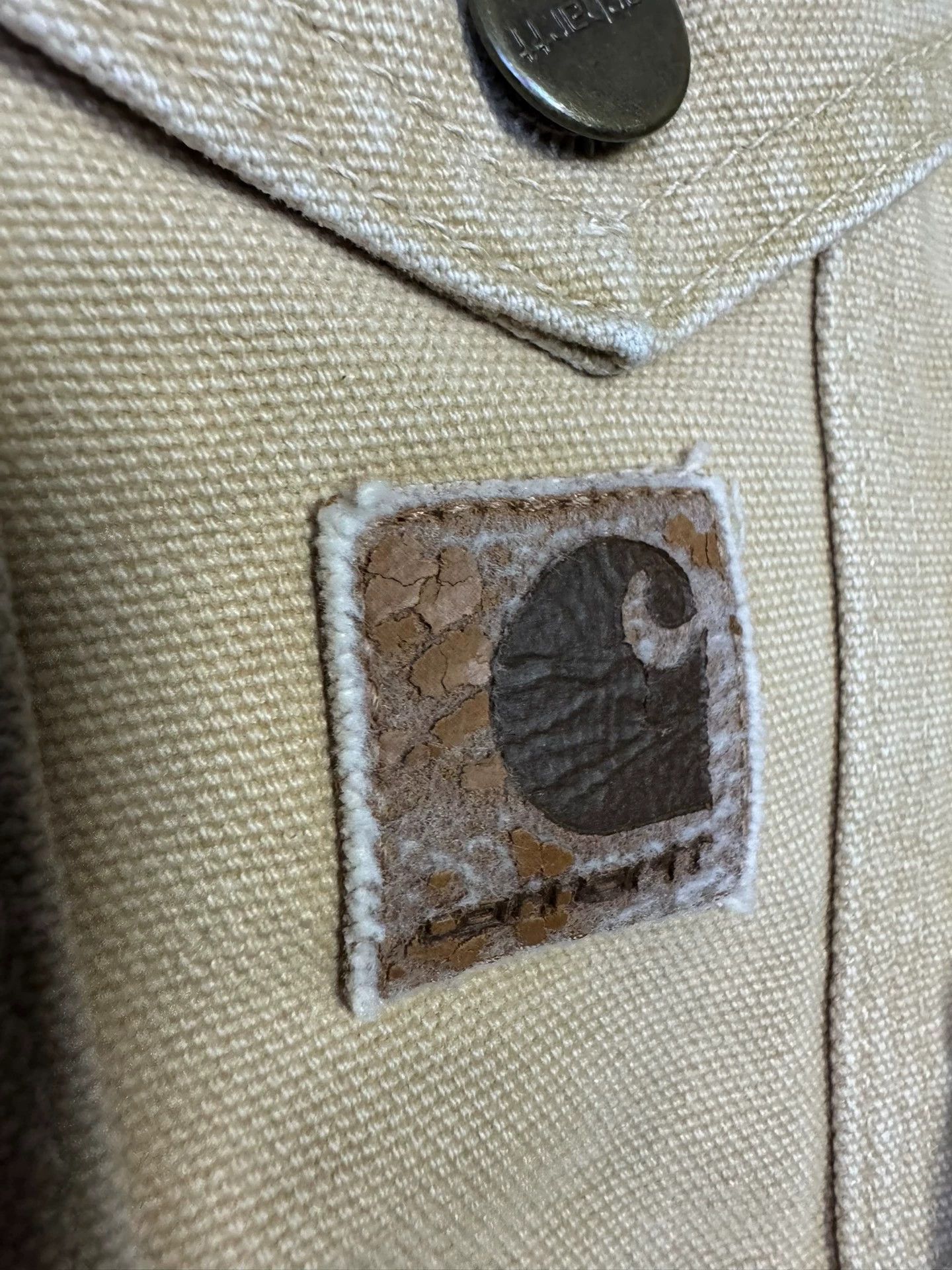 Carhartt Vintage Carhartt J10 JB0695 Wheat L 1997 Washed Jacket Size US L / EU 52-54 / 3 - 7 Thumbnail