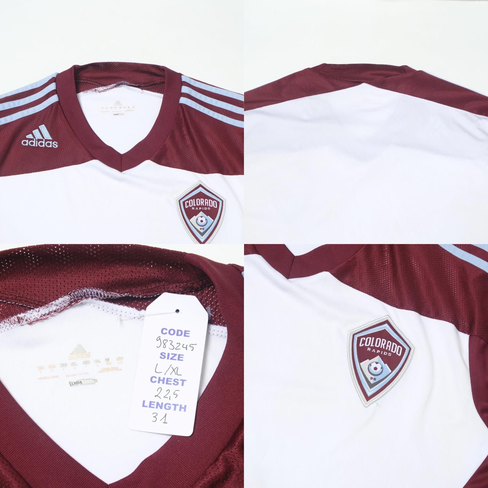 Adidas 2013/14 Colorado Rapids Away Shirt MLS (L/XL) Size US L / EU 52-54 / 3 - 3 Thumbnail