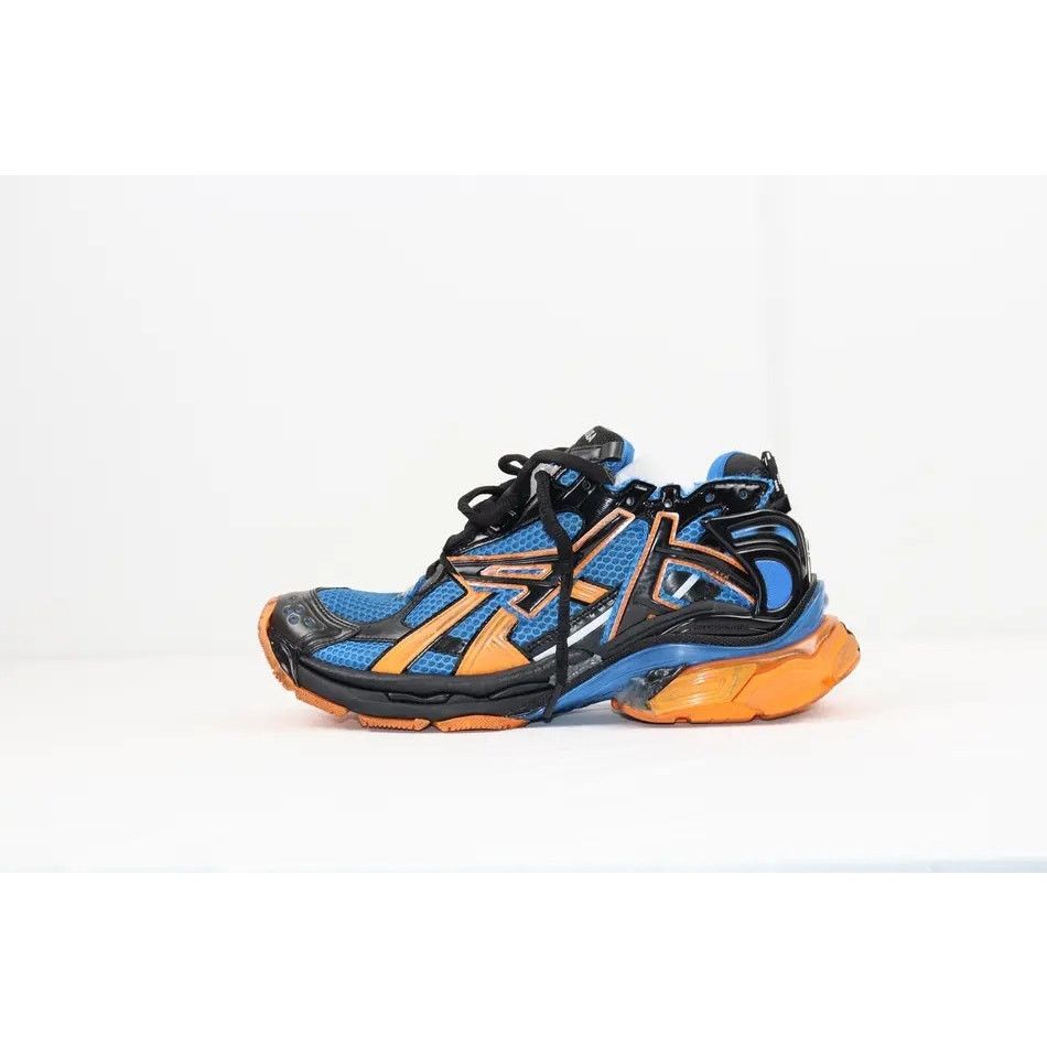 Balenciaga o1rshd1 Q:2 / Caged Mesh Runners Knicks Color Way Multicolor Size US 7 / EU 40 - 10 Thumbnail