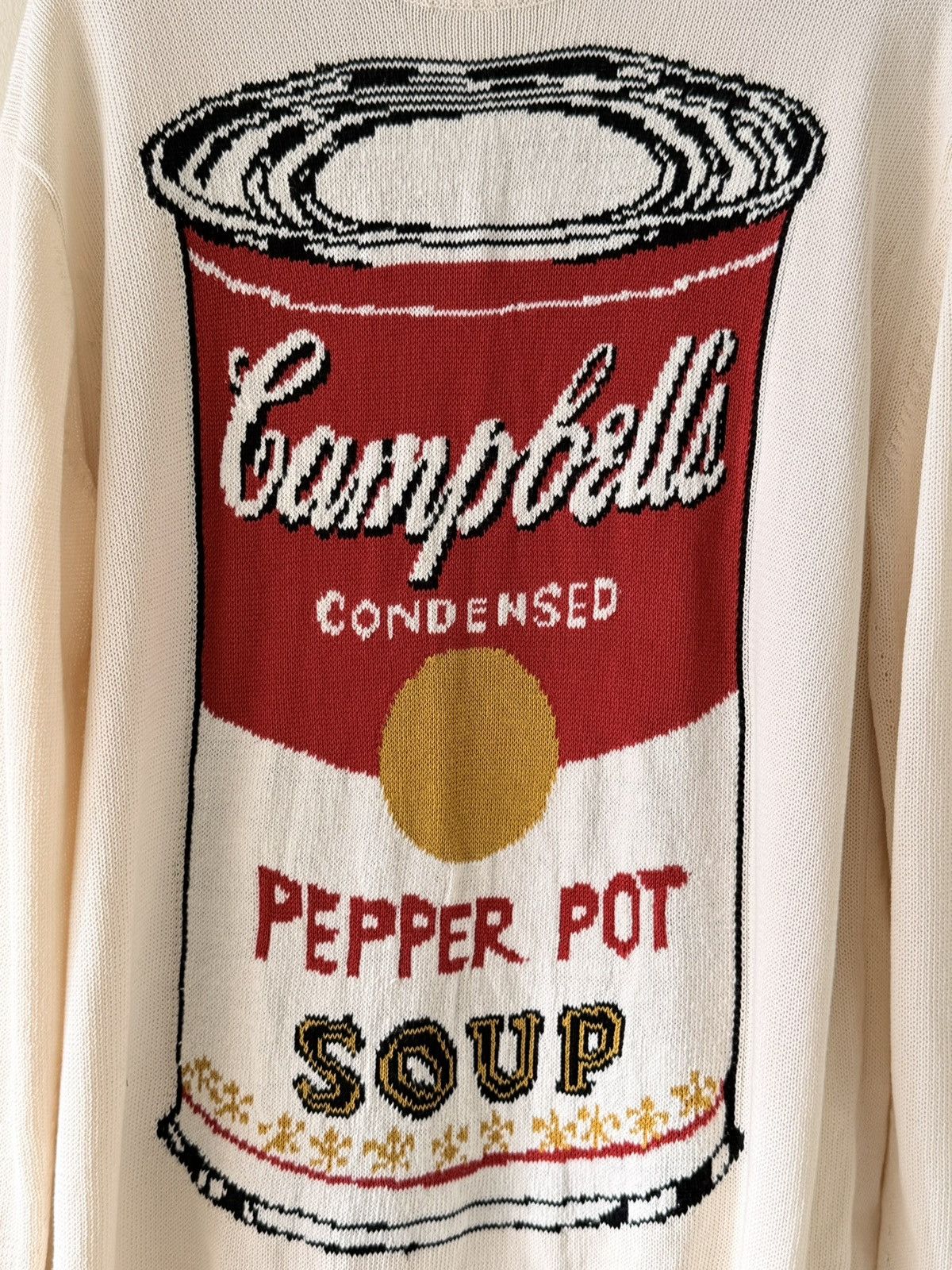 Junya Watanabe Junya Watanabe MAN Campbell Soup Print Sweater Size US L / EU 52-54 / 3 - 4 Thumbnail