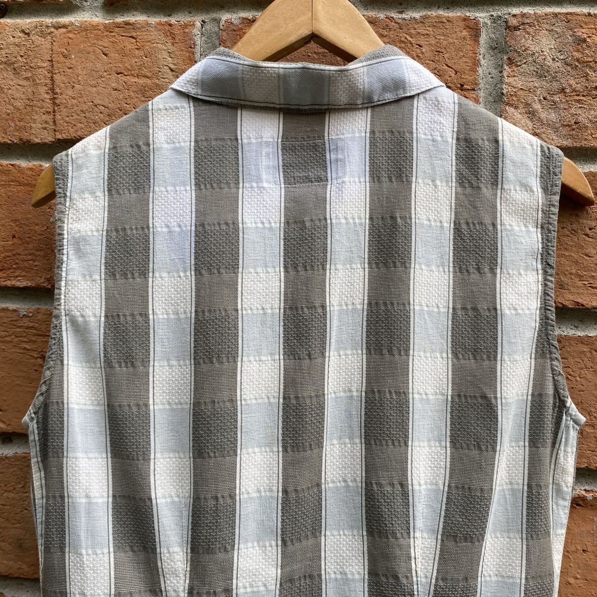 Armani ARMANI JEANS Sleeveless Check Shirt Size M / US 6-8 / IT 42-44 - 11 Thumbnail