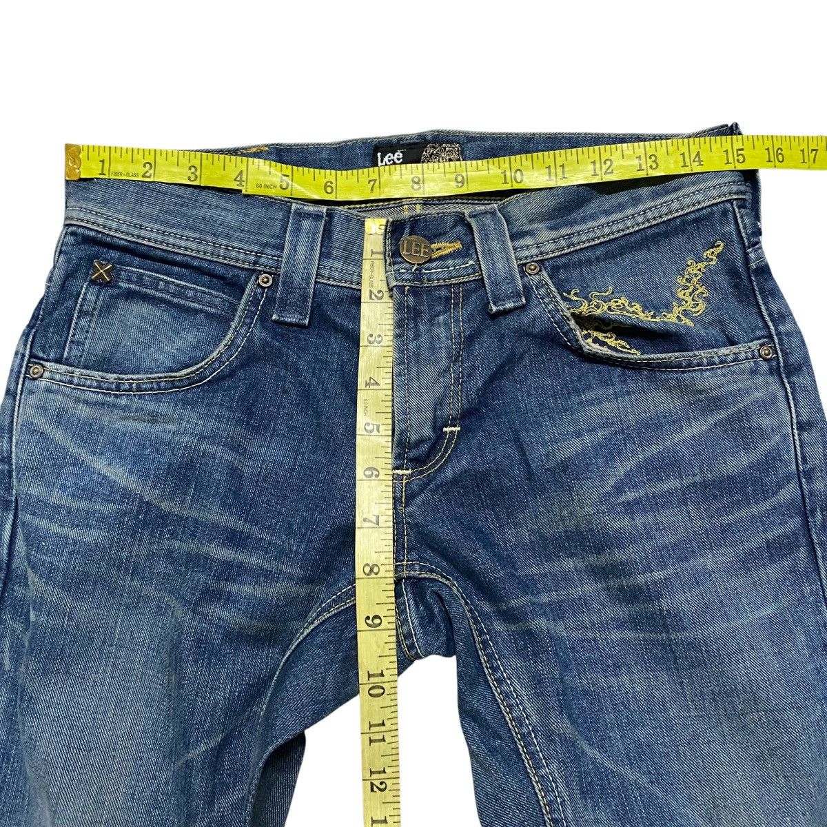 Japanese Brand LEE x MIDAS Machiavel Denim Flare Jeans Size US 30 / EU 46 - 16 Thumbnail