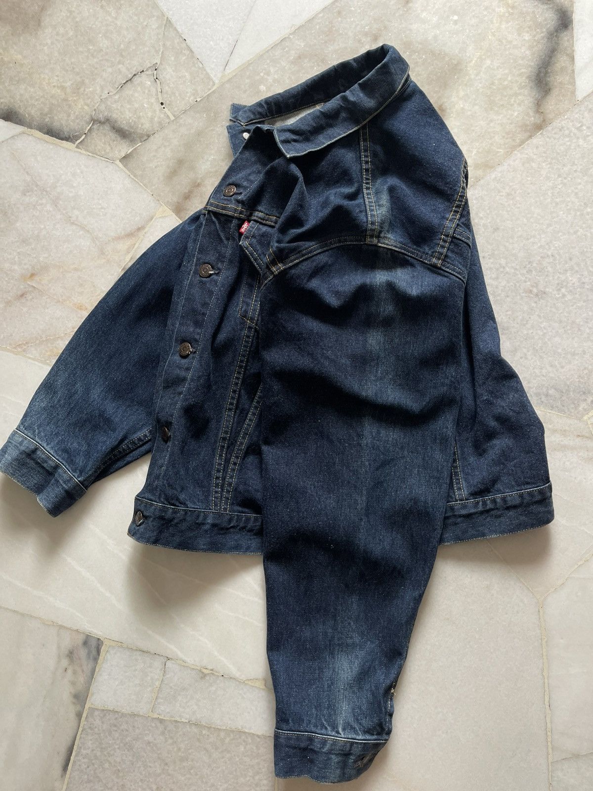Levi's Vintage Clothing Levis 557 XX Big E Button 555 Tracker Jacket Size US L / EU 52-54 / 3 - 15 Thumbnail
