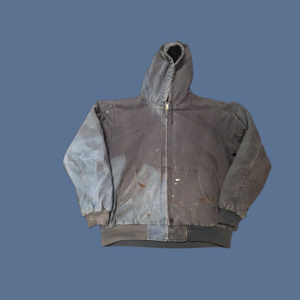 Dunbrooke Dunbrooke Style Quilt Lined Canvas Hoodie Zip Jacket Distressed Grunge - Canvas Hoodie - Men - XL - Multicolor - Grunge - Casual - Workwear Size US XL / EU 56 / 4 - 1 Thumbnail