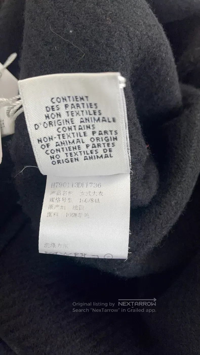 Hermes Hermes Black Collar Wool Coat Size XS / US 0-2 / IT 36-38 - 5 Thumbnail