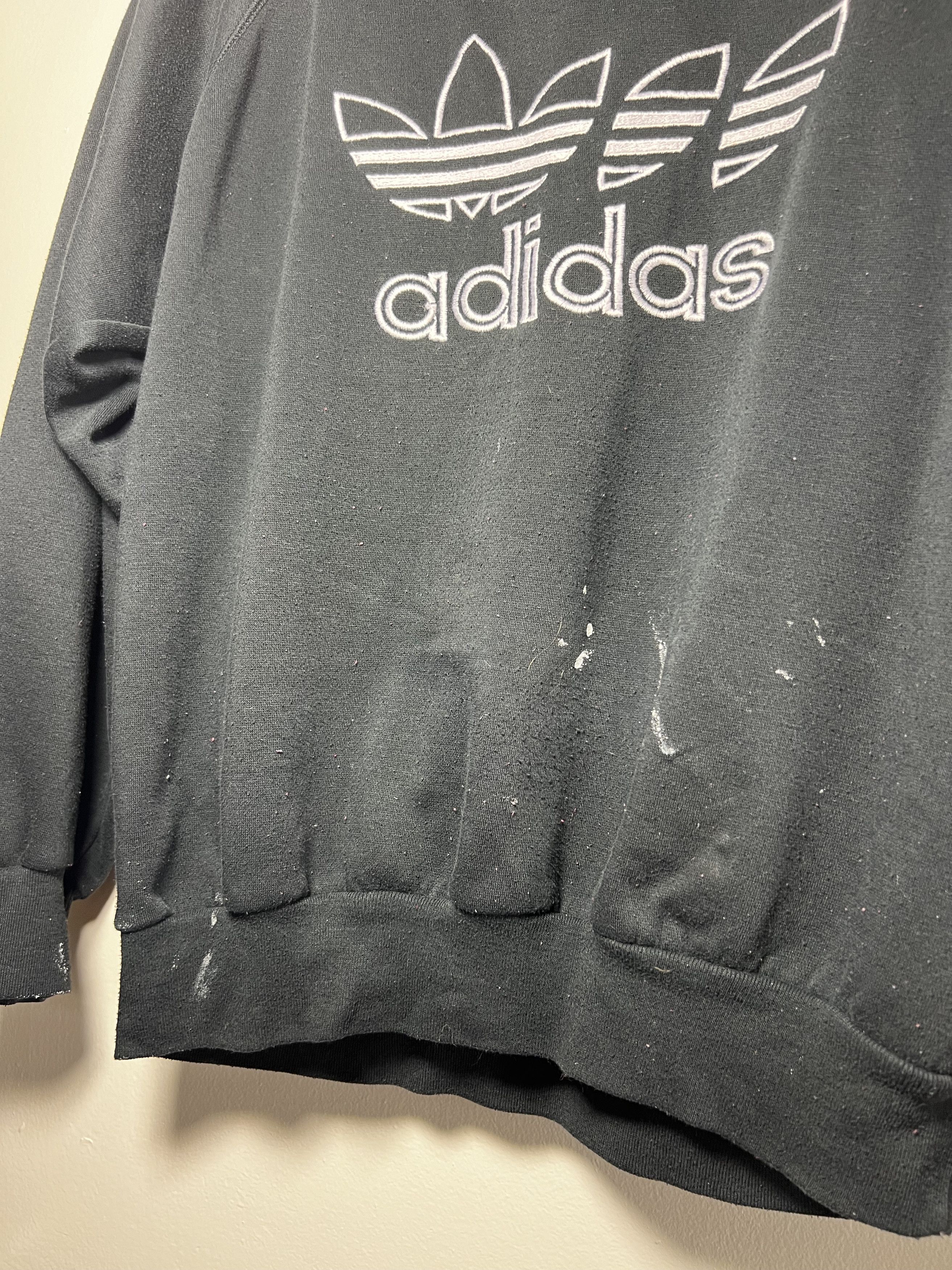 Adidas × Logo Athletic × Vintage Vintage 1990's Adidas Logo Pullover Sweatshirt Size US M / EU 48-50 / 2 - 4 Thumbnail