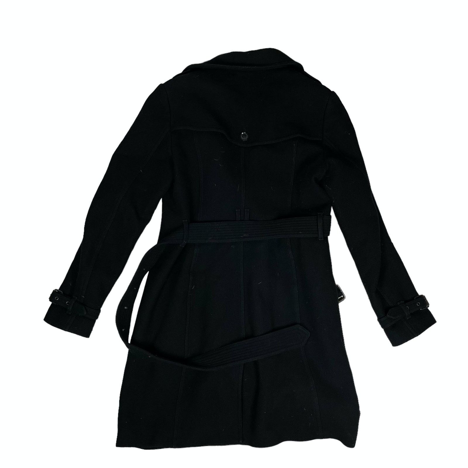 Burberry Burberry Brit Women's Black Cashmere Wool Belted Coat 8 Size M / US 6-8 / IT 42-44 - 9 Thumbnail