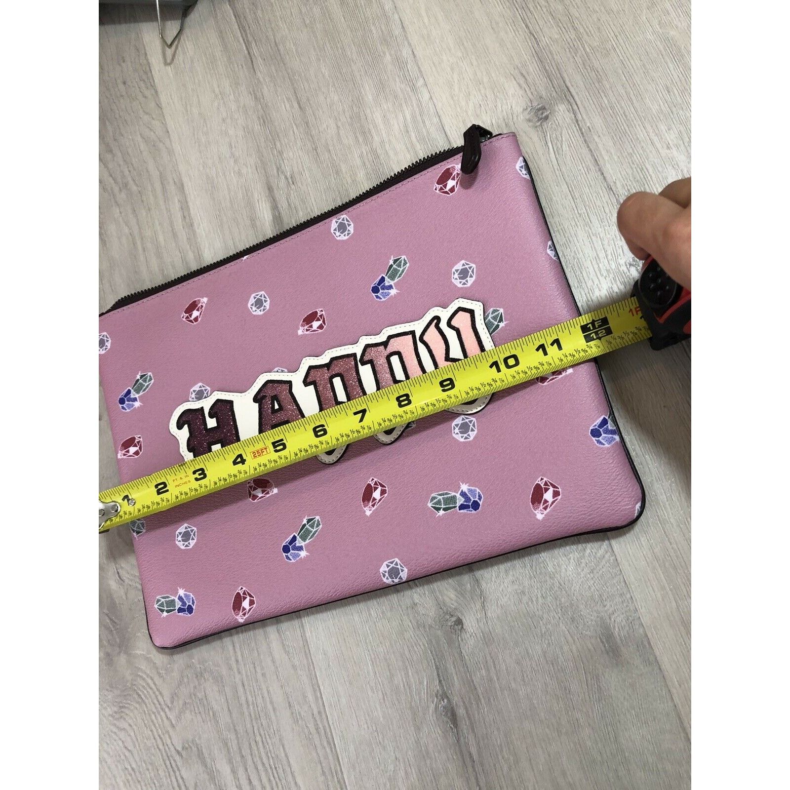 Coach Coach Disney Snow White Happy Patch Gems Large Clutch Pouch Size ONE SIZE - 6 Thumbnail
