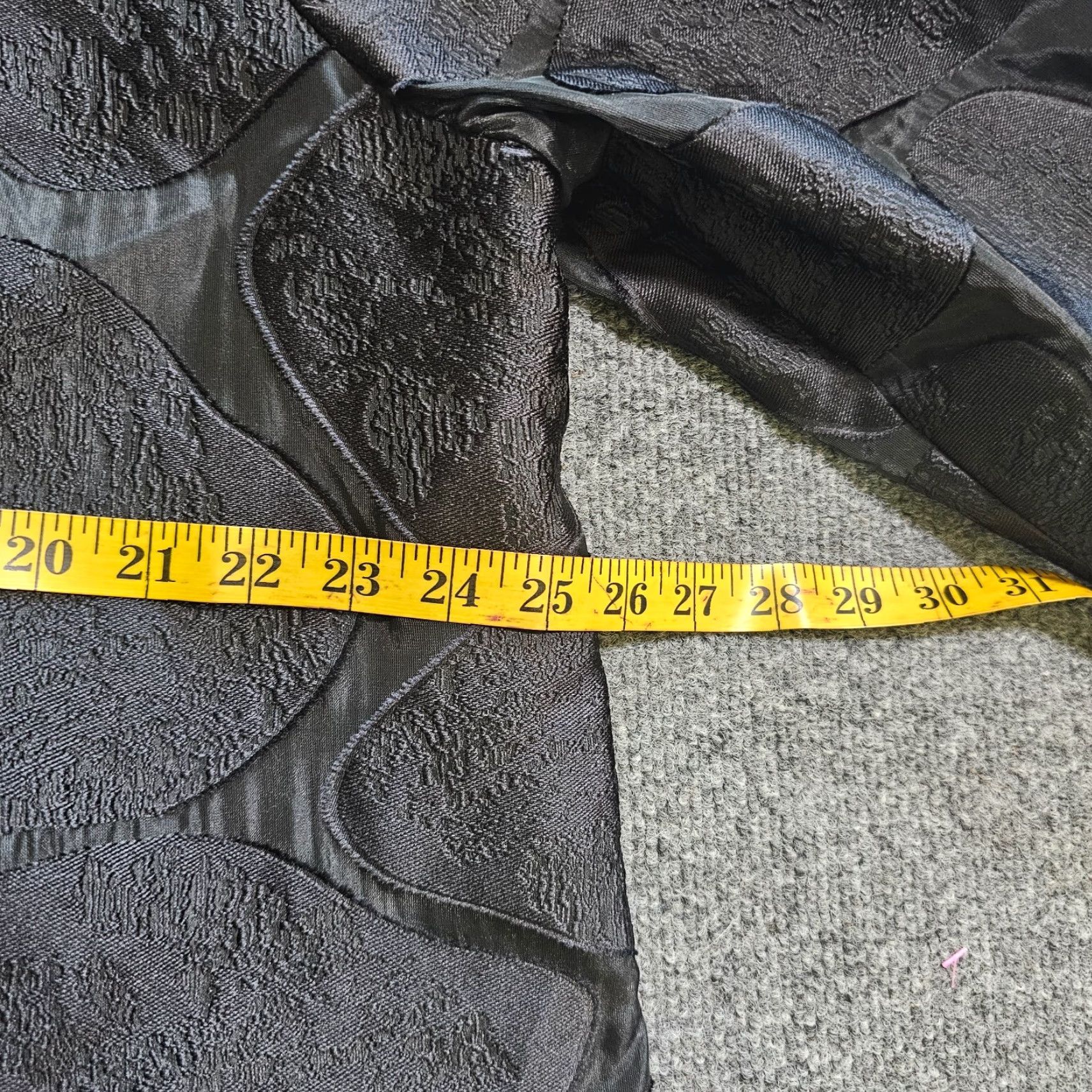 Vintage Chicos Travelers Jacket Womens XL Black Organza 3/4 Sleeve Sheer Open Classic Jacket Size XL / US 12-14 / IT 48-50 - 6 Thumbnail
