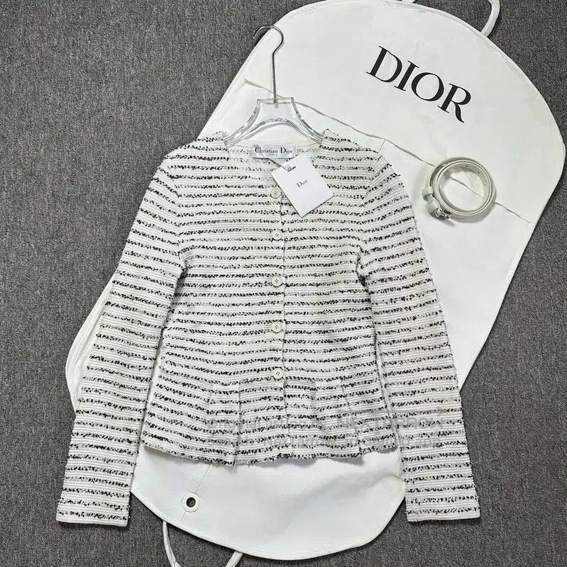 Dior Dior Cotton Blend Embroidered Jacket for Women . Size M / US 6-8 / IT 42-44 - 1 Thumbnail