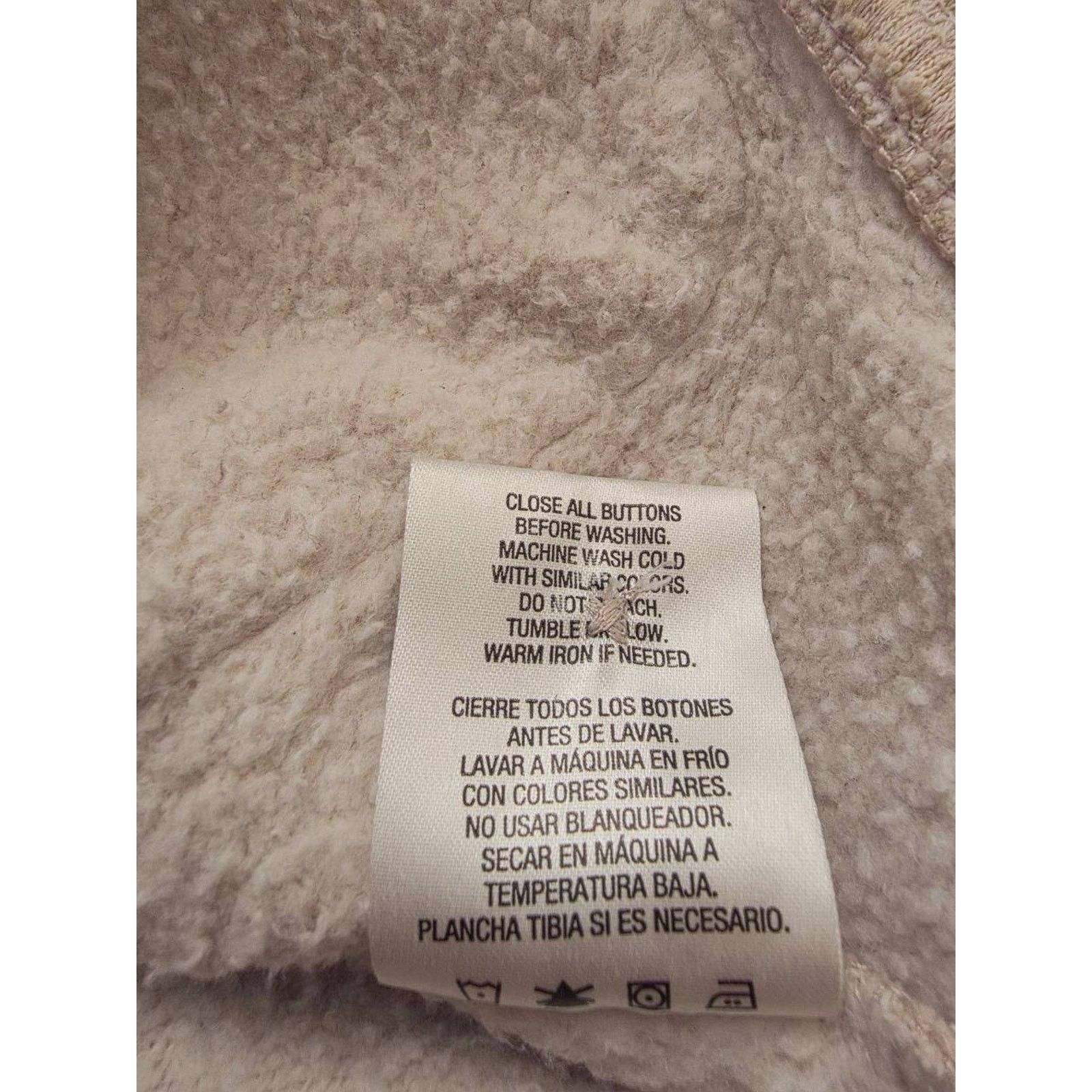 Laura Ashley Laura Scott Jacket Blazer fleece coton blend Beige M A001486 Size M / US 6-8 / IT 42-44 - 6 Thumbnail