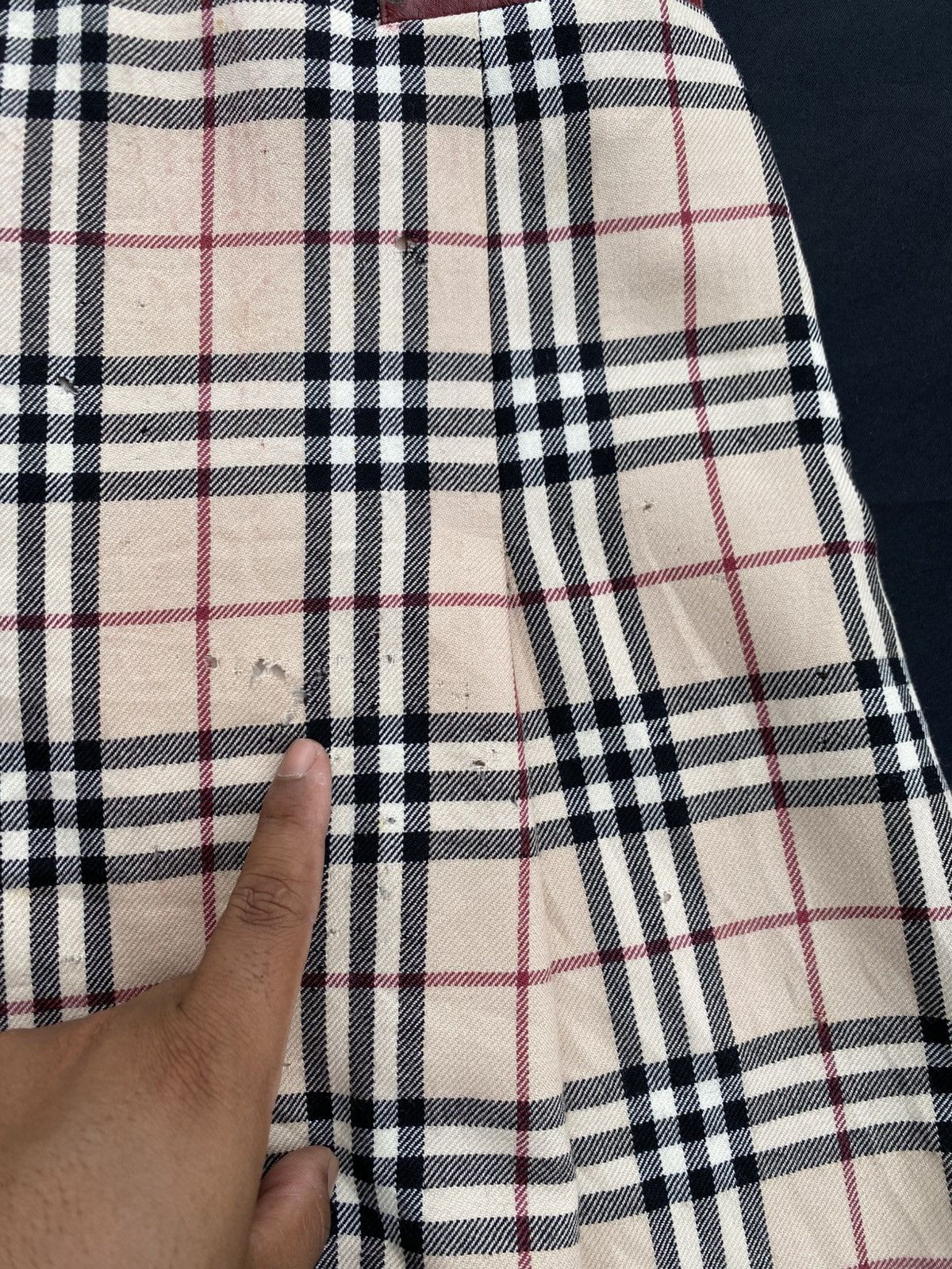 Burberry Rare Vintage Burberry Checkered Brown Midi Skirt Size 25" / US 0 / IT 36 - 7 Thumbnail