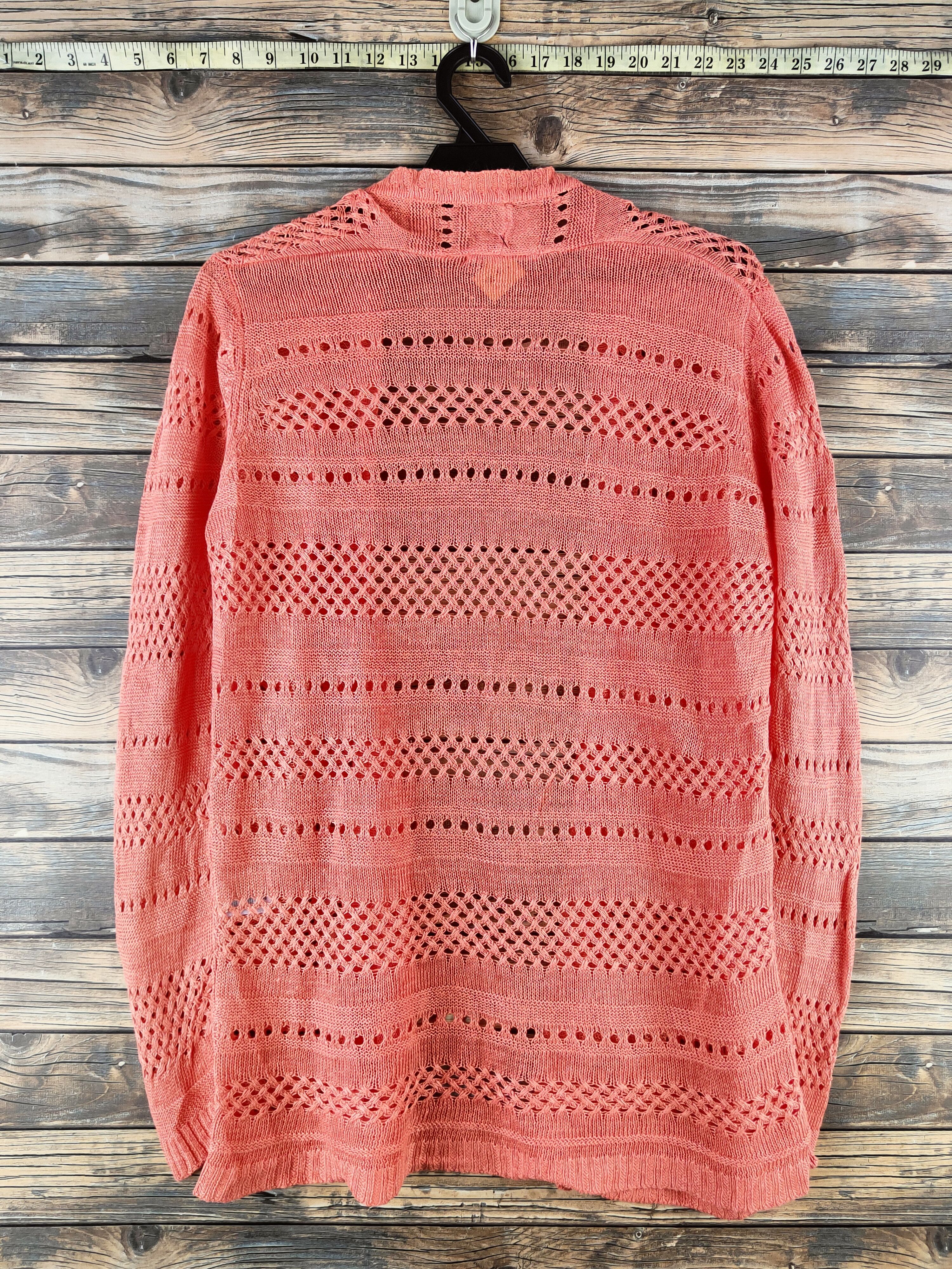 Japanese Brand DL Do Classe Orange Knitwear Cardigan #46-984 Size M / US 6-8 / IT 42-44 - 7 Thumbnail