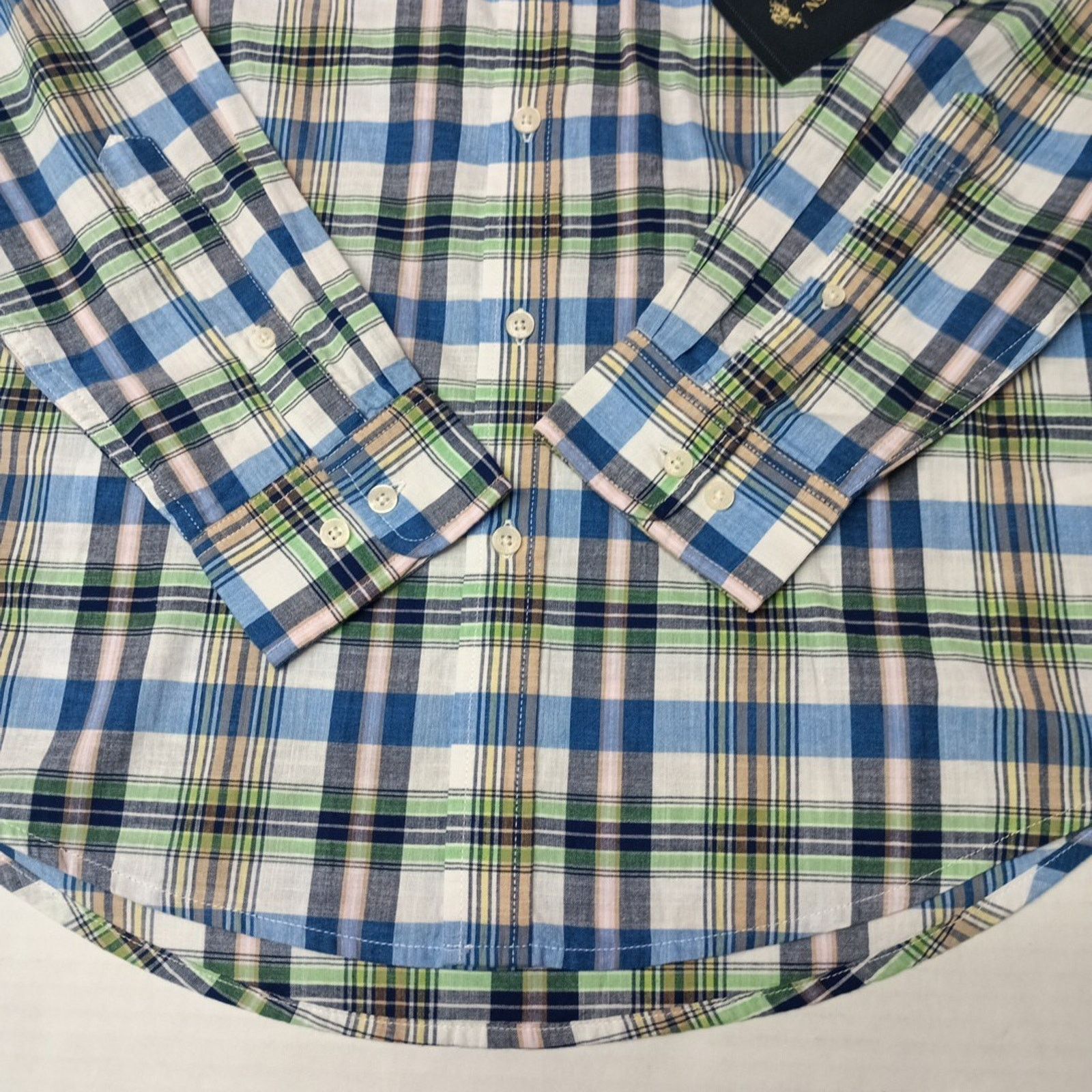 U.S. Polo Assn. U.S. Polo Assn. Button Woven Shirt Men's M Multicolor Plaid Size US M / EU 48-50 / 2 - 2 Thumbnail