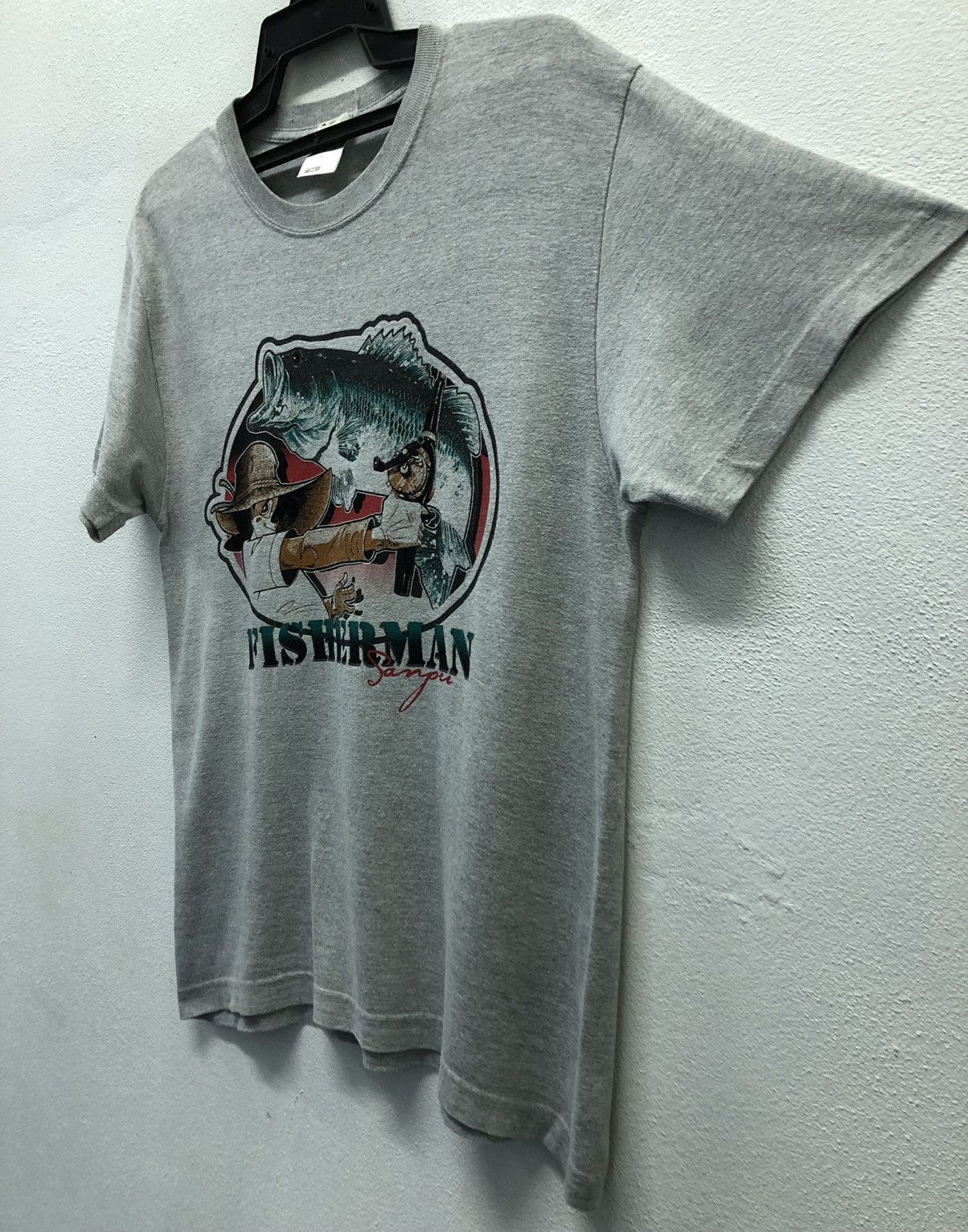 Anime Fisherman Sanpei and Black Bass T-Shirt Size US M / EU 48-50 / 2 - 5 Thumbnail