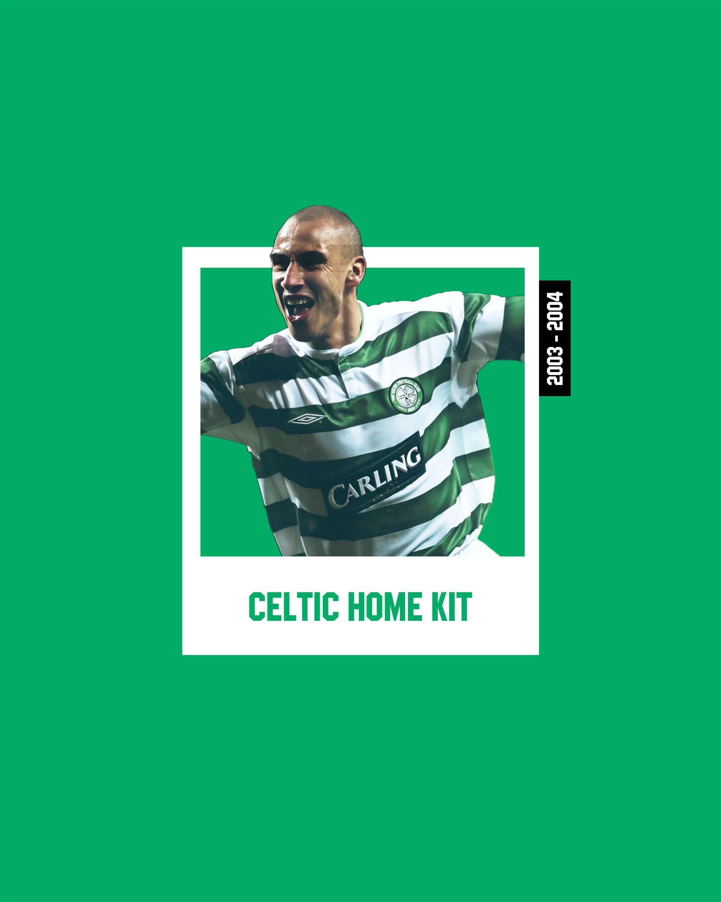 Umbro Celtic FC Home Kit 2003 2004 Size US L / EU 52-54 / 3 - 9 Thumbnail