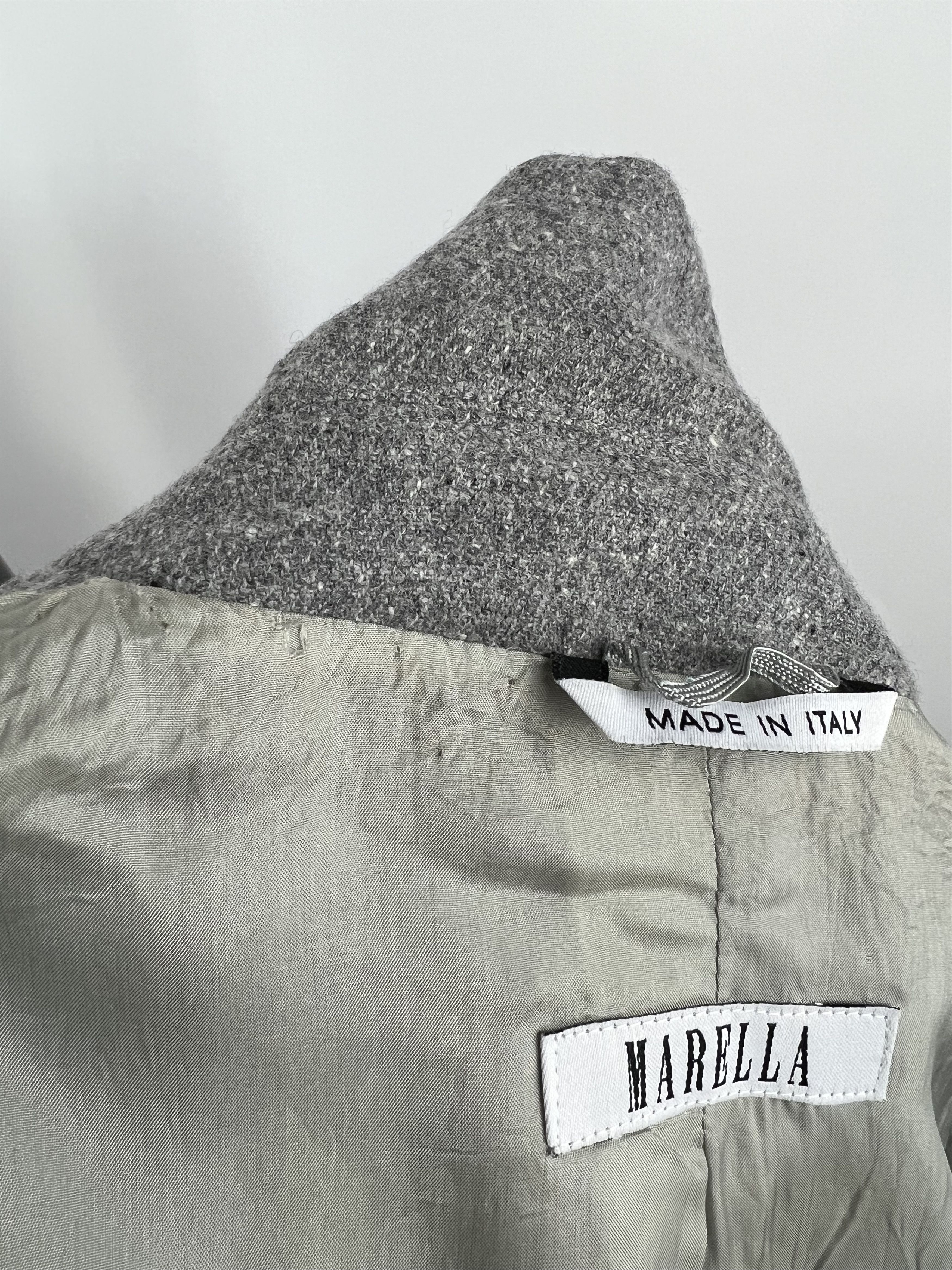 Marella Marella Vintage Gray Wool Suit Skirt Size IT44 US10 D38 GB12 Size M / US 6-8 / IT 42-44 - 9 Thumbnail