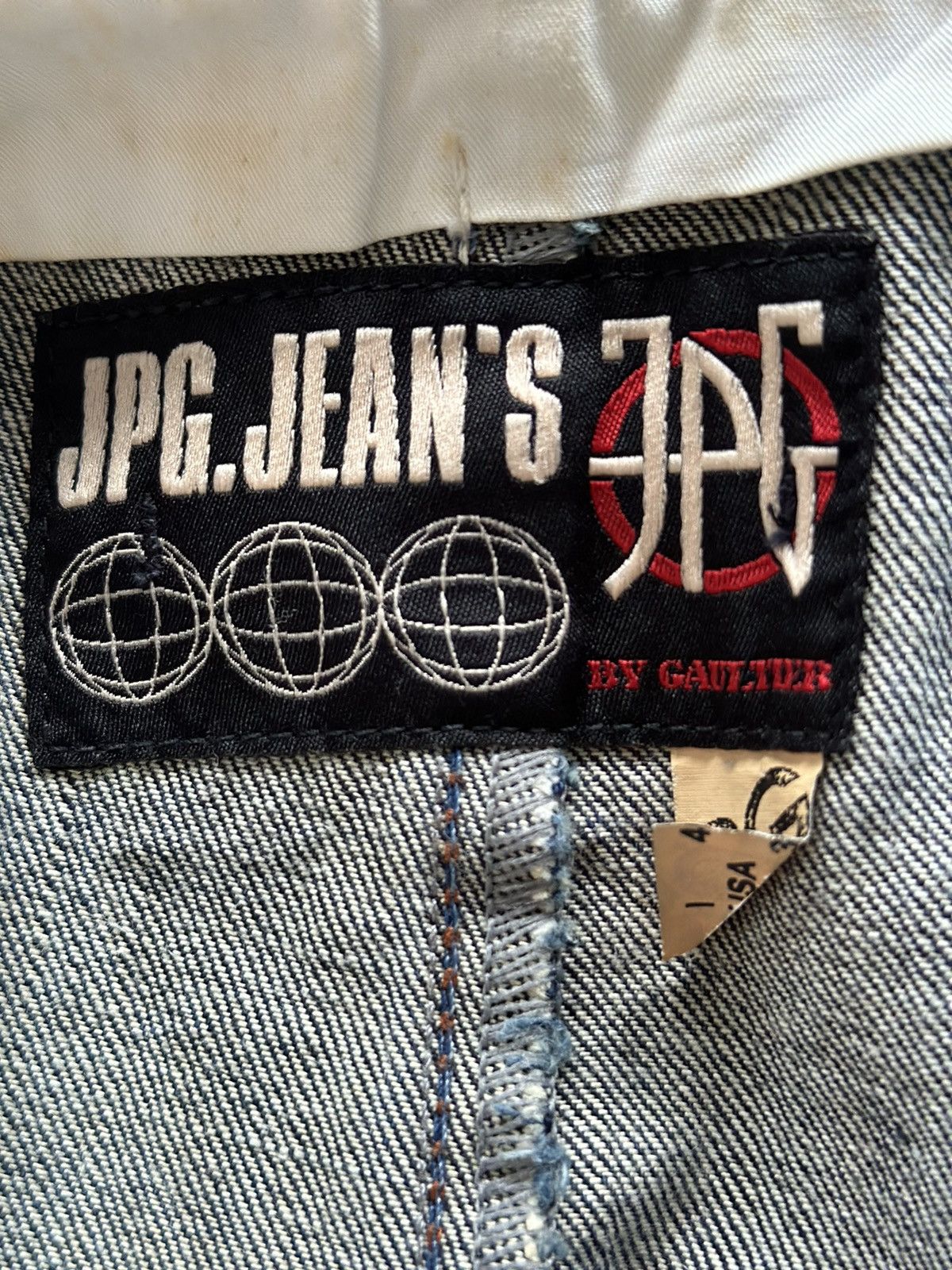 Jean Paul Gaultier JPG high waisted bondage jeans Size 24" / US 00 / IT 34 - 10 Thumbnail