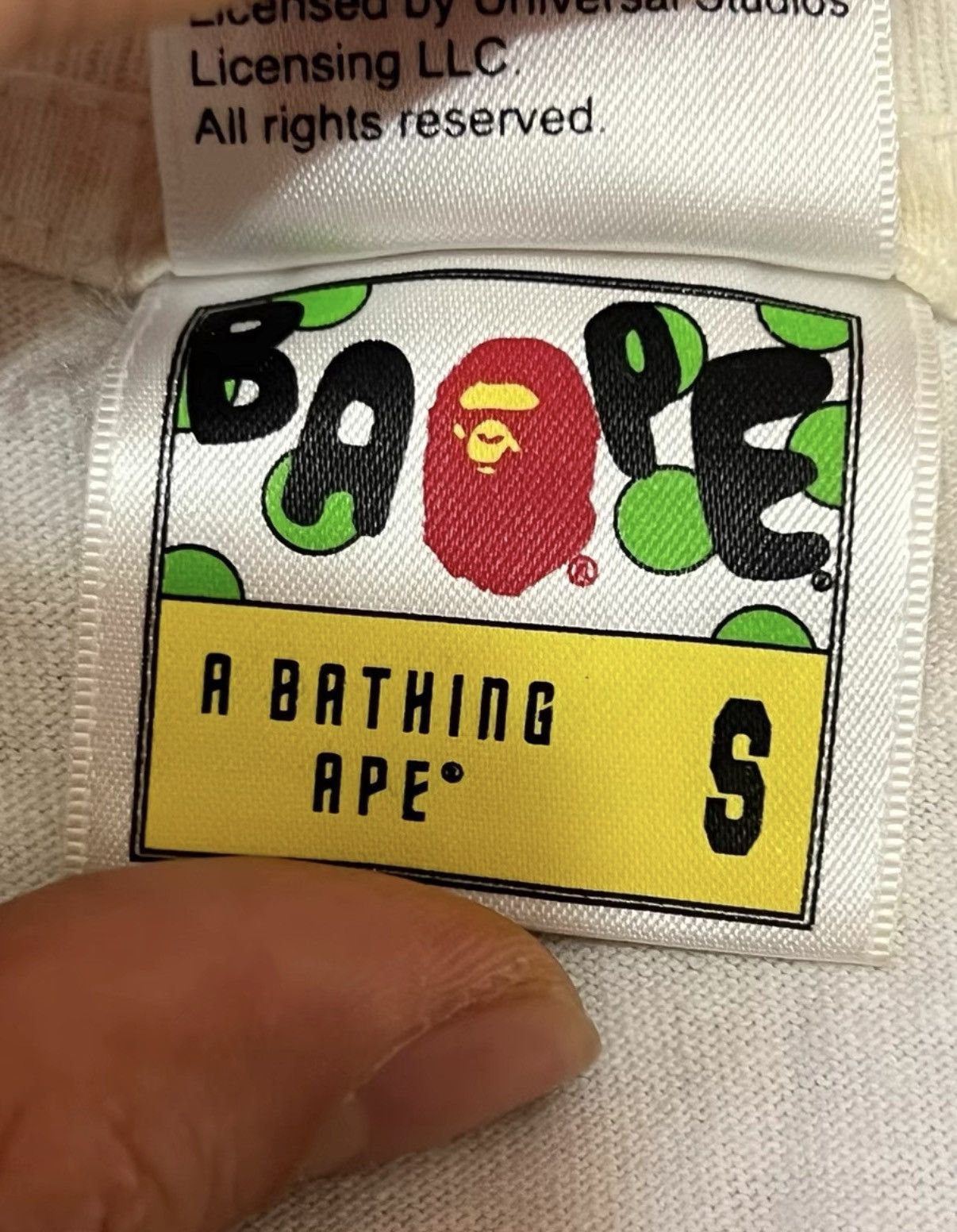 Bape BAPE OG Nigo era big shark white tee Size US S / EU 44-46 / 1 - 4 Thumbnail