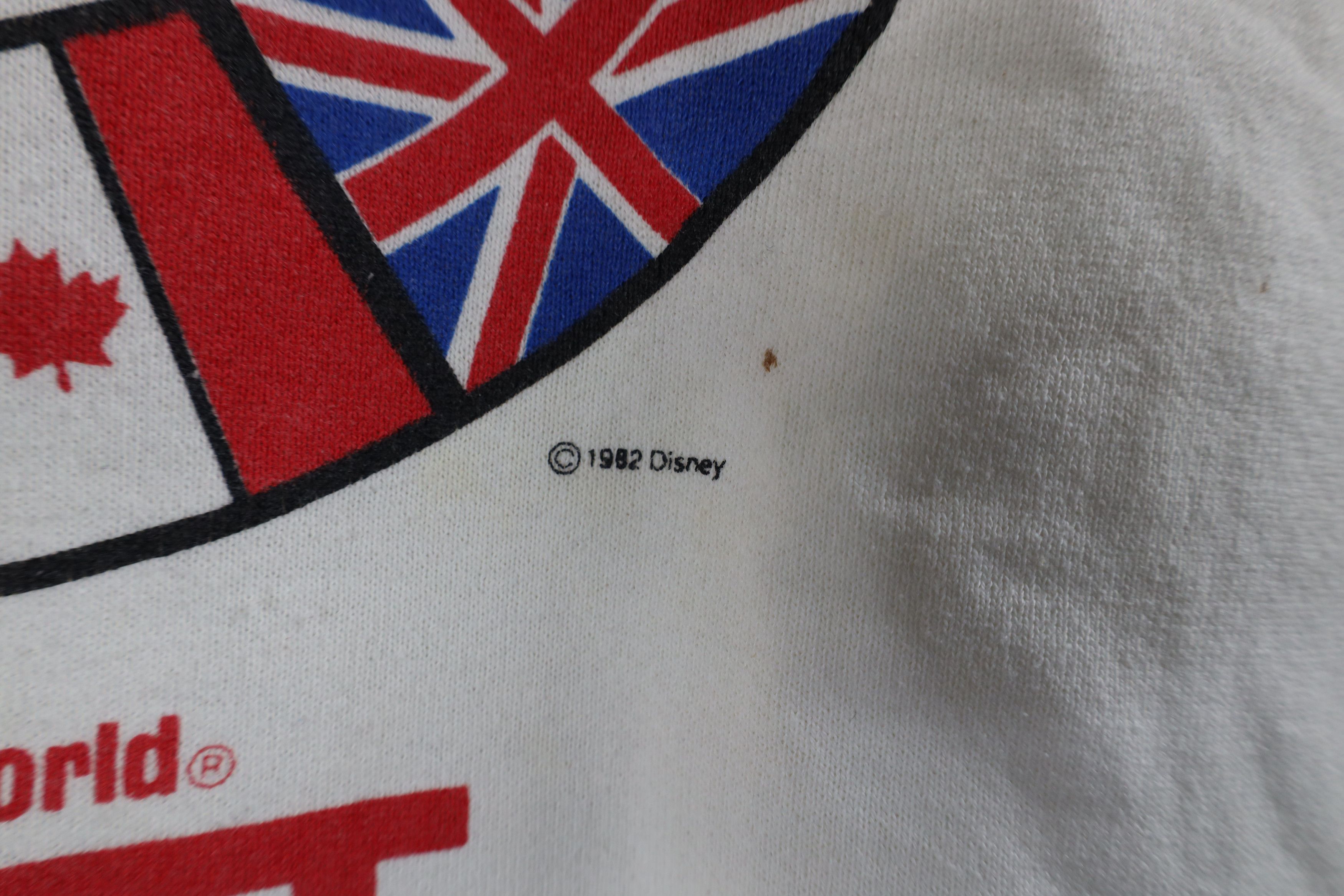 Disney × Vintage Vintage 80s Disney Epcot Center Spell Out Sweatshirt USA Size L / US 10 / IT 46 - 7 Thumbnail