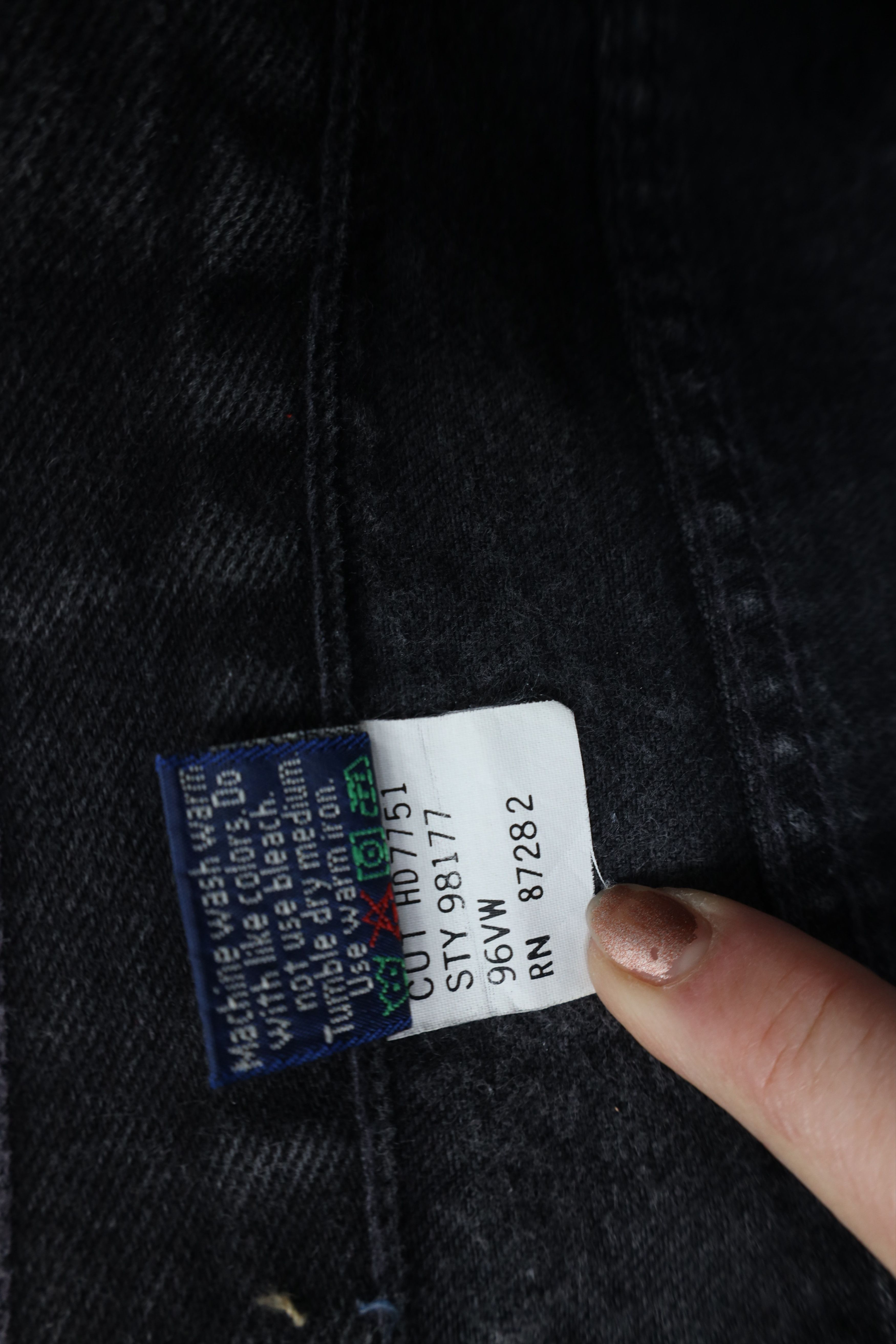 Harley Davidson × Vintage Vintage 90s Harley Davidson Fit Denim Jeans Black USA Size 36" / US 14 / IT 50 - 8 Thumbnail
