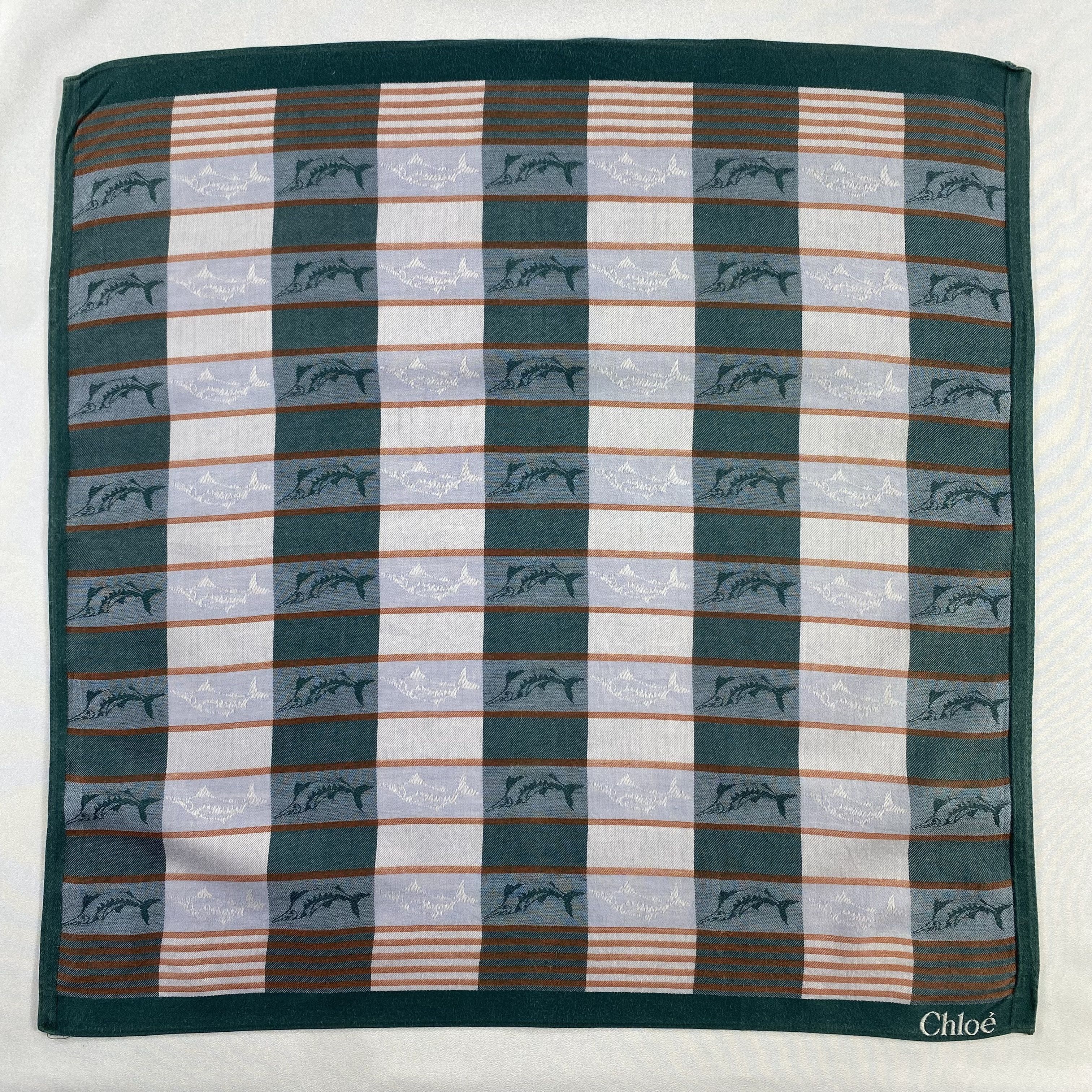 Vintage Chloe Neckerchief / Bandana / Handkerchief-P1471 Size ONE SIZE - 1 Thumbnail