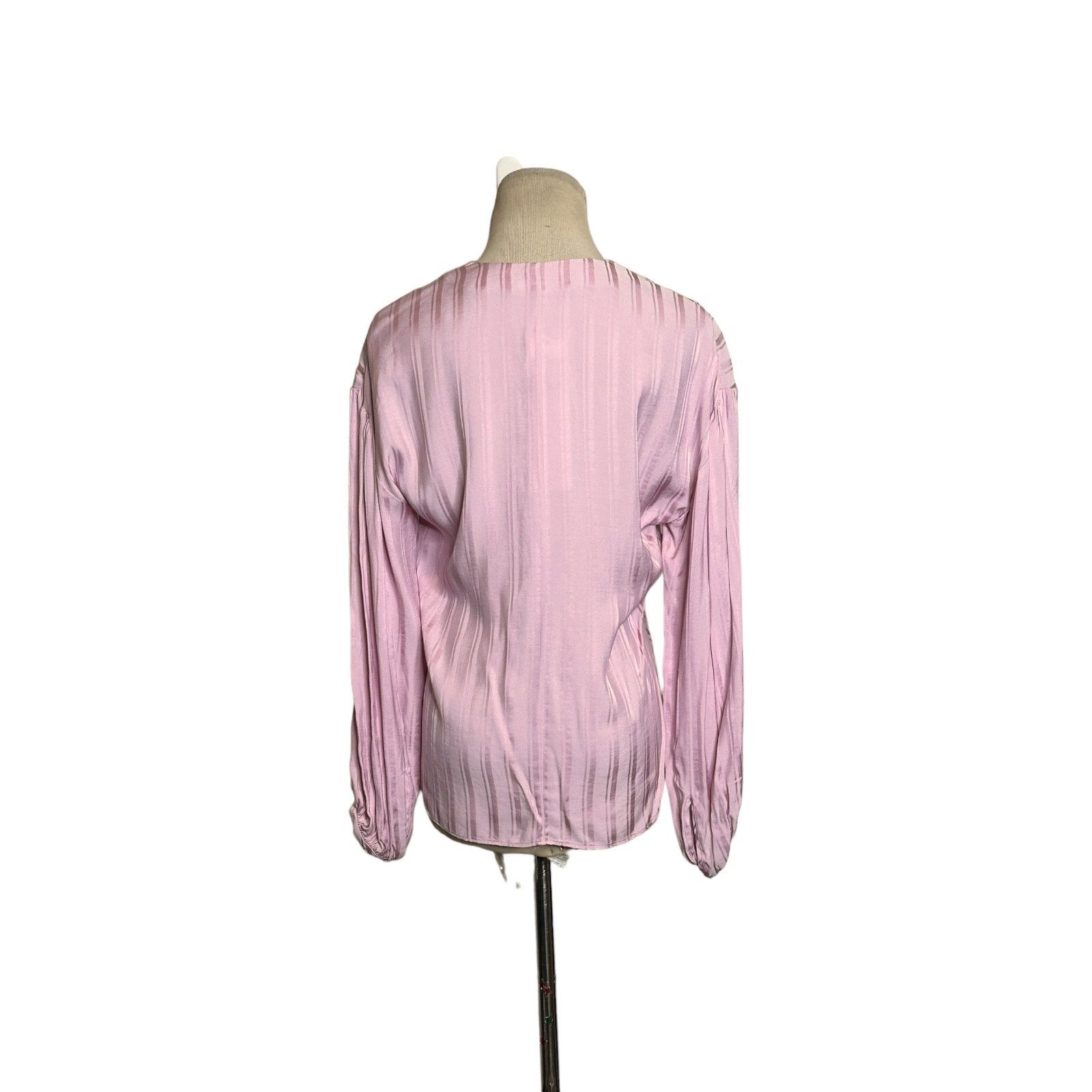 Joie Joie Pink Cadmar Satin Button Long Sleeves Blouse size XXS Size XXS / US 00 / IT 34 - 11 Thumbnail