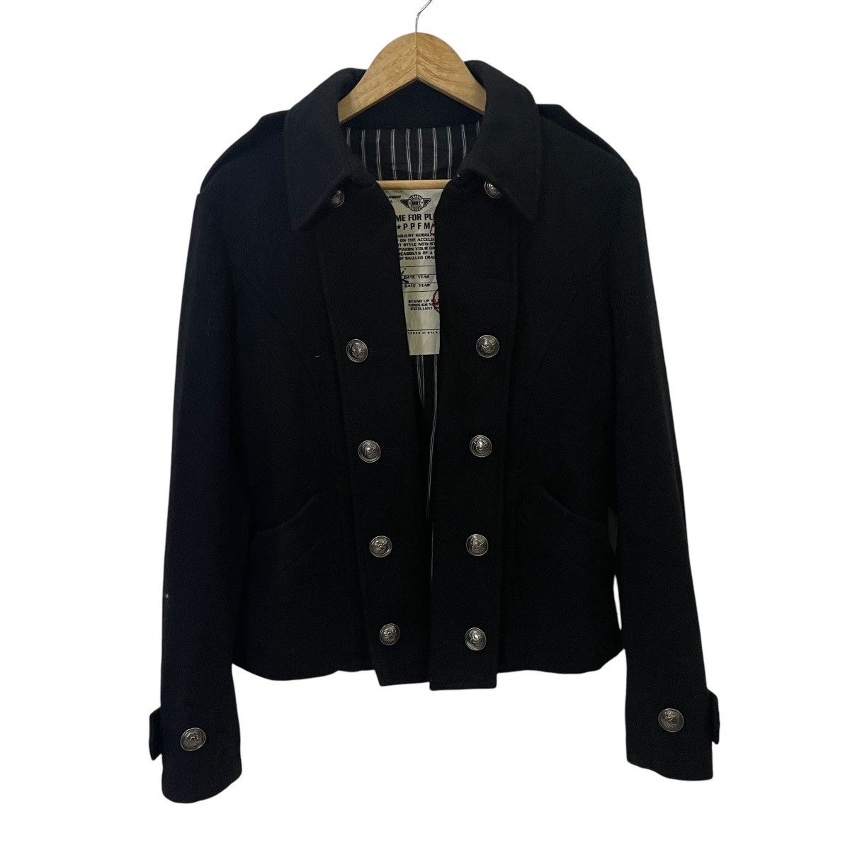 PPFM Vintage Ppfm Punk Wool Jacket Size US XS / EU 42 / 0 - 1 Thumbnail