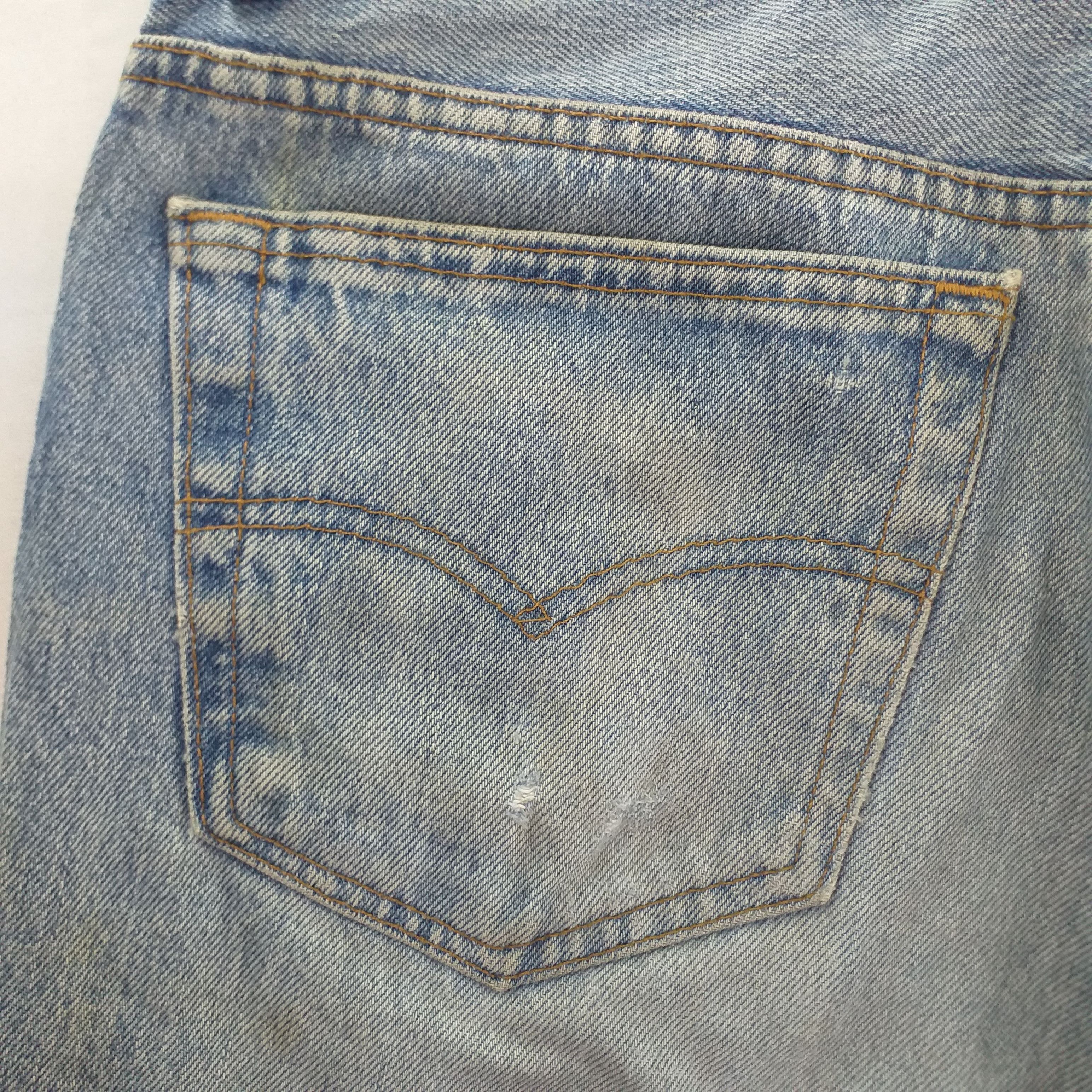 Levi's 90's Levi's 501 Vintage Clothing Distressed 31 x 29.5 -JN029 Size US 31 - 25 Thumbnail