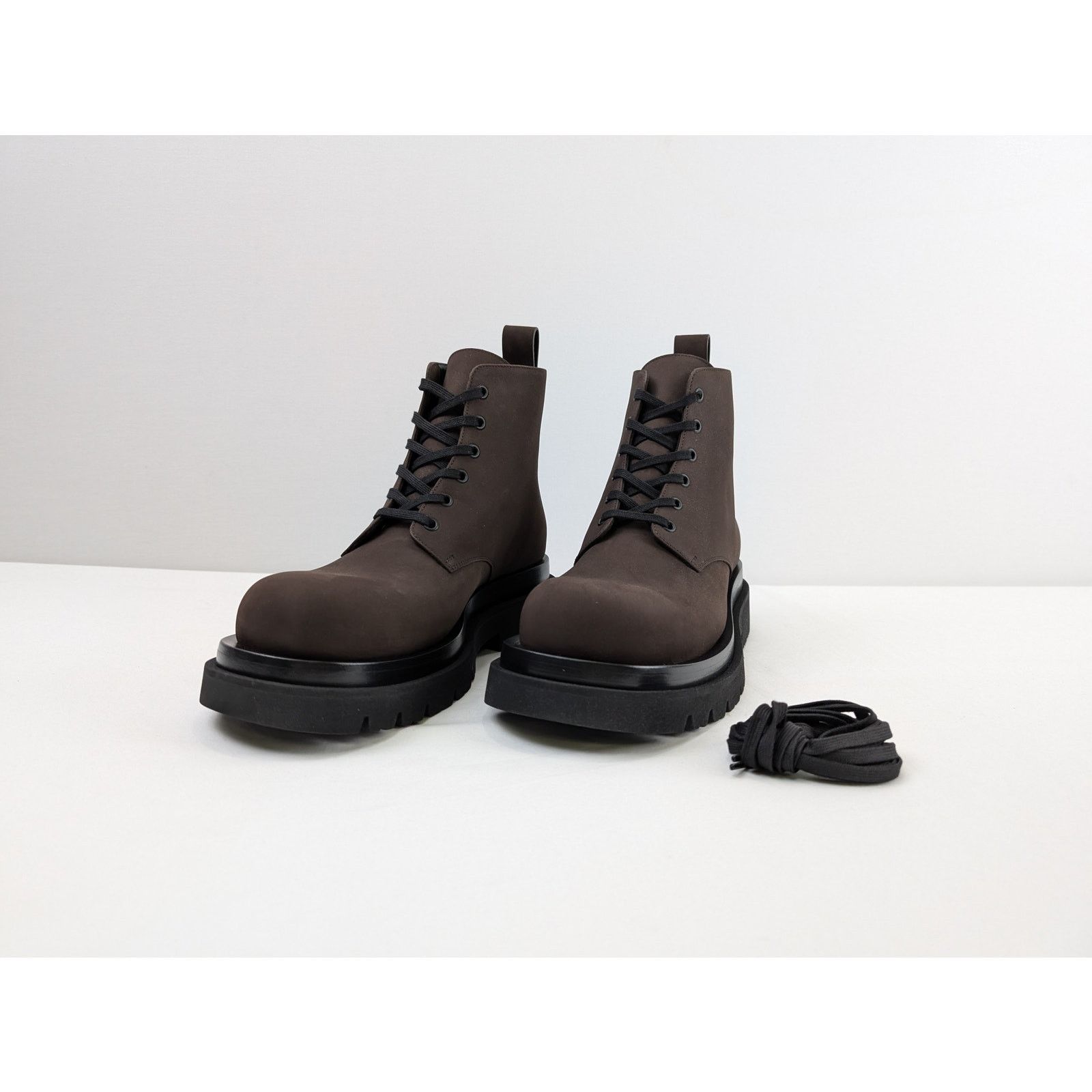 Bottega Veneta o1rshd1 Provv NAbuck Oil Ankle Boot Leather in Coffee Size US 8 / EU 41 - 6 Thumbnail