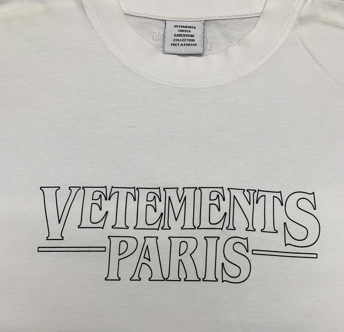 Vetements 💥Vetements Paris Center Logo Tshirt Size US XL / EU 56 / 4 - 3 Thumbnail