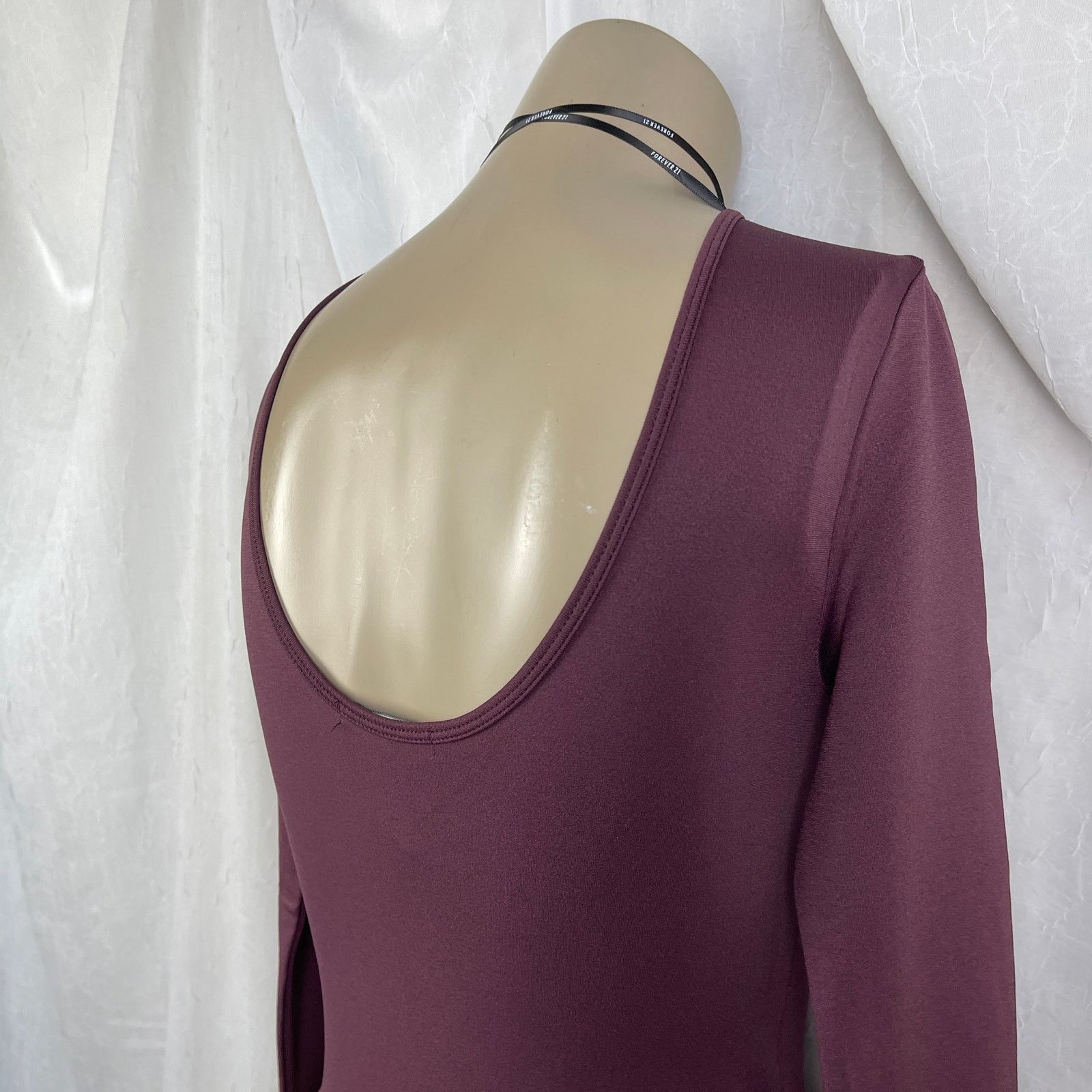 Forever 21 Forever 21 Sculpt Butter Seamless Thong Bodysuit Merlot NWT Size S / US 4 / IT 40 - 11 Thumbnail