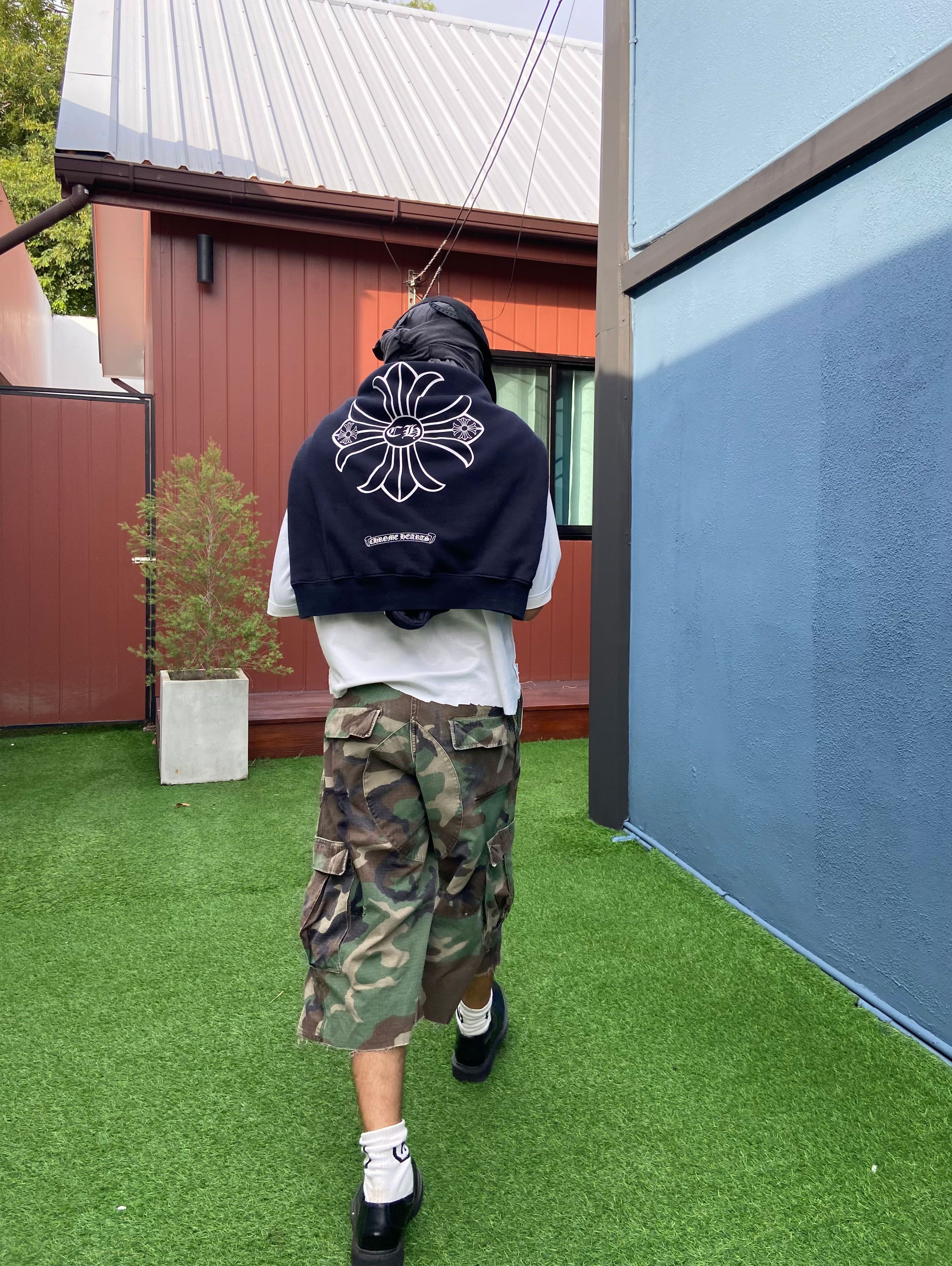 Chrome Hearts FADED Chrome Hearts Thermal Plus Cross Logo Hoodie Size US M / EU 48-50 / 2 - 4 Thumbnail