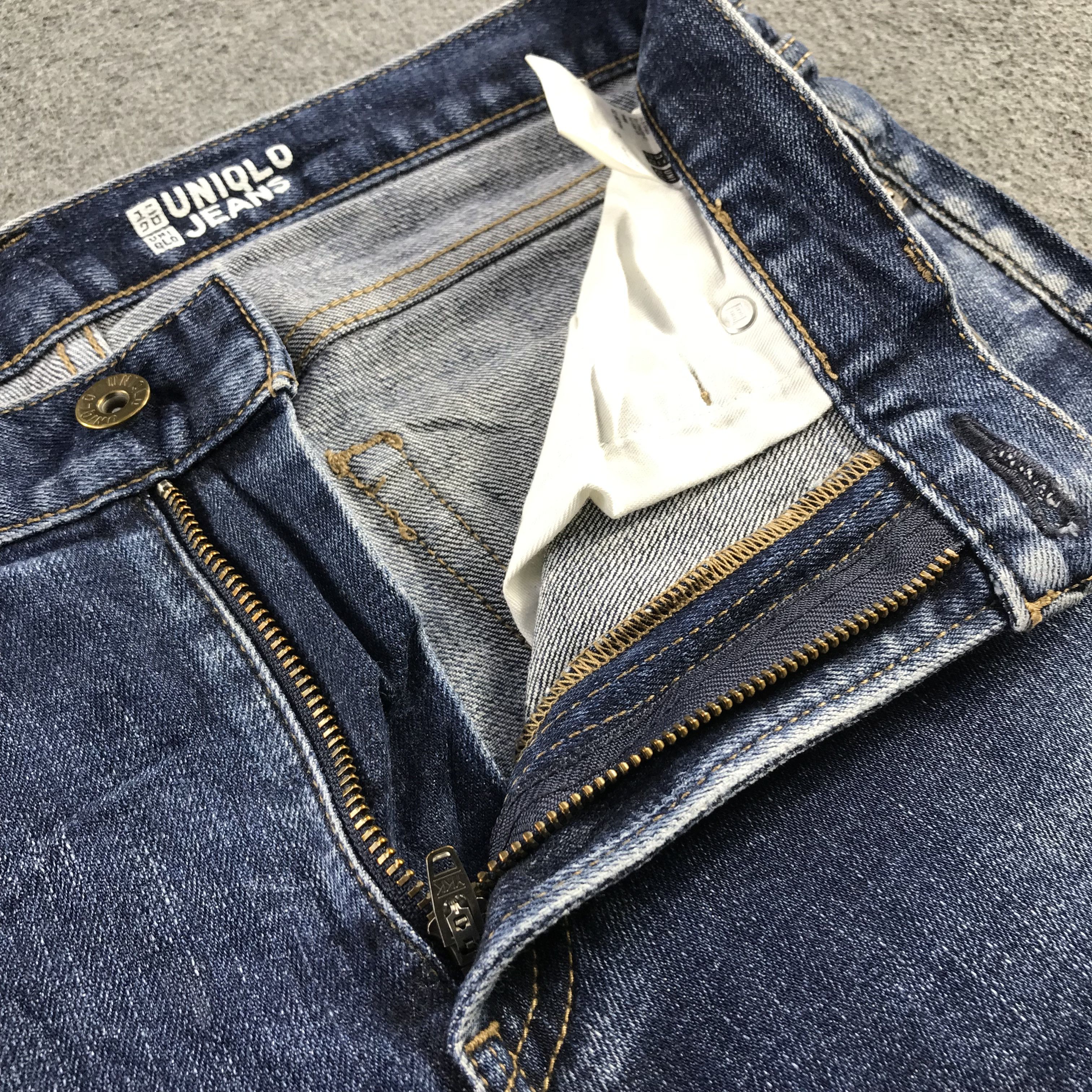 Japanese Brand Uniqlo Selvedge Jeans Faded Redline Denim KJ3434 Size US 32 / EU 48 - 6 Thumbnail