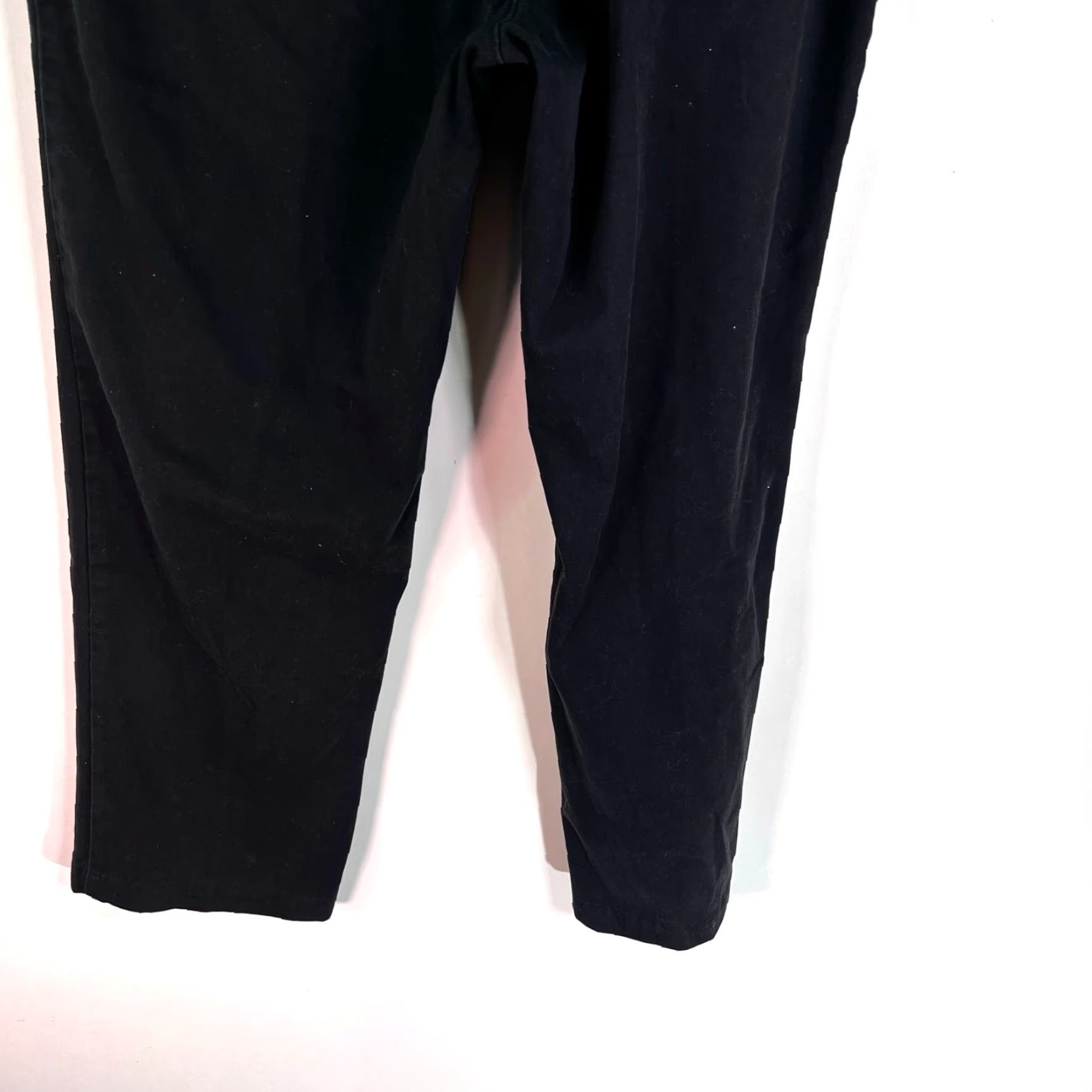 Vintage Premier International Chino Pants Mens 36X30 Black Size US 36 / EU 52 - 4 Thumbnail