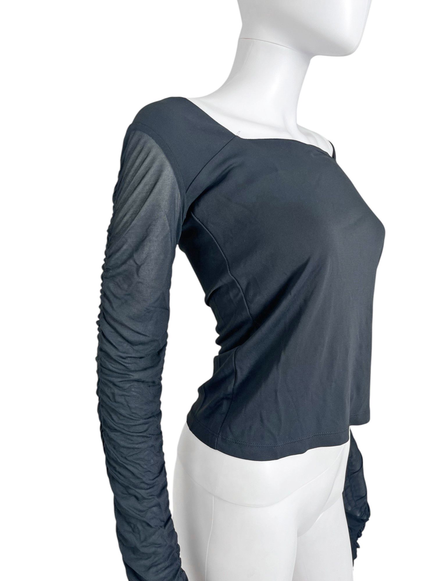 Gianfranco Ferre 2000's Black Laced Top Size S / US 4 / IT 40 - 4 Thumbnail