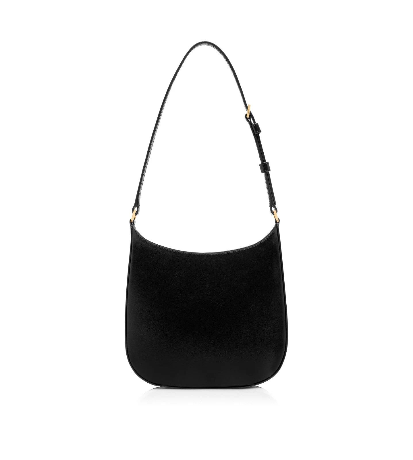 Tom Ford TOM FORD Black Palmellato-Effect Leather Shoulder Bag New Size ONE SIZE - 3 Thumbnail