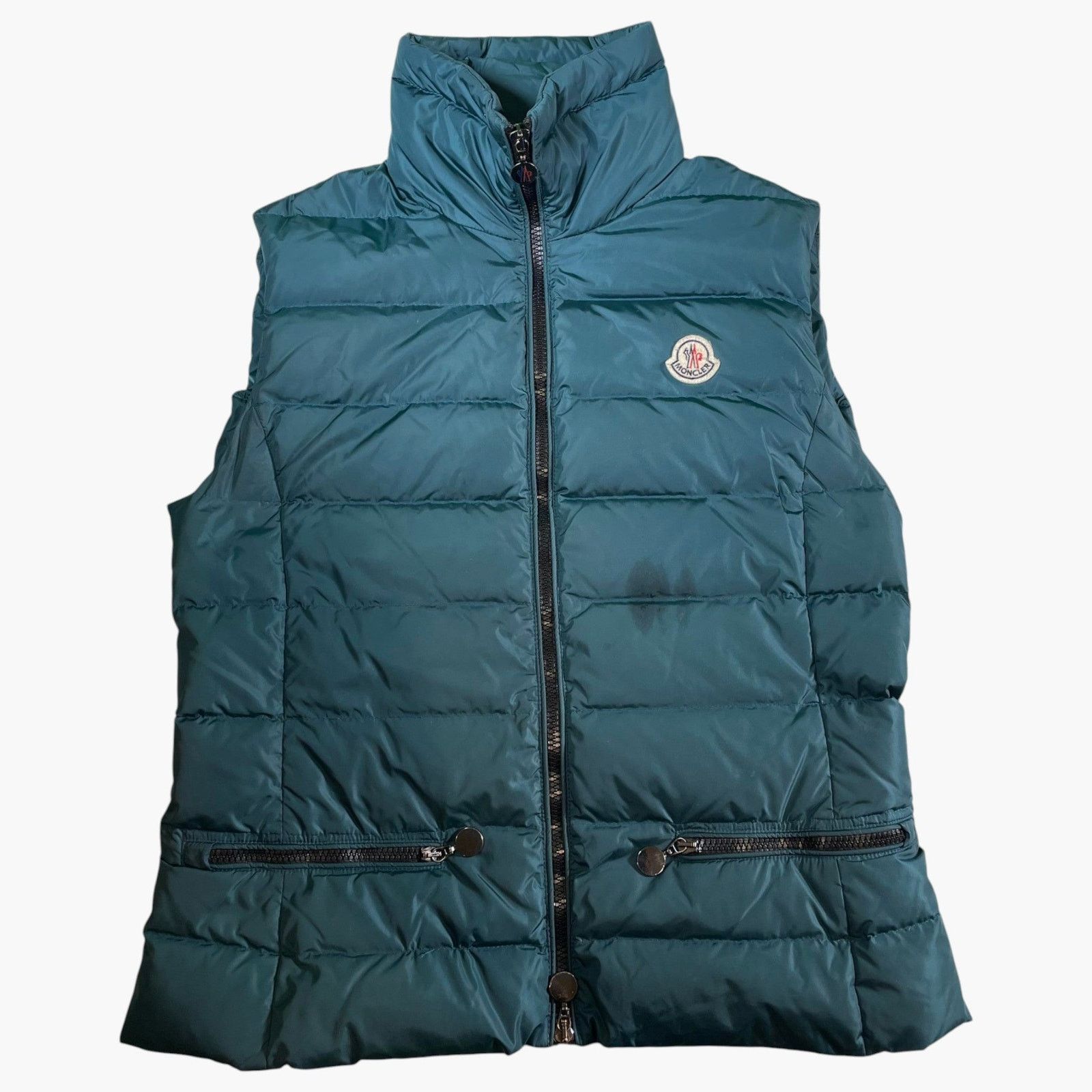 Moncler Moncler Buckle (Women's 3) Green & Black Puffer Vest Size US M / EU 48-50 / 2 - 1 Thumbnail