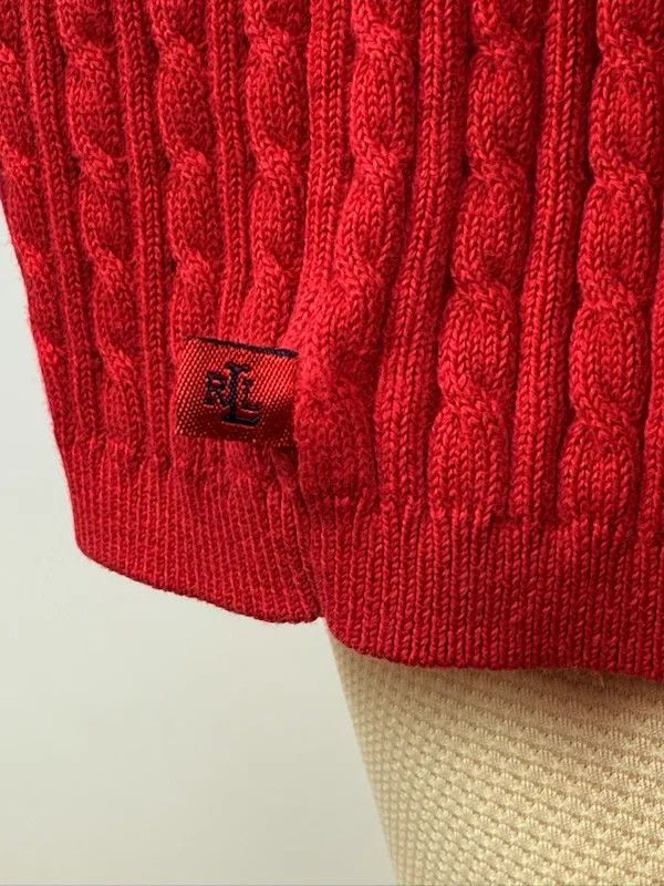 Lauren Ralph Lauren Cardigan Ralph Lauren Rosso Donna L Size L / US 10 / IT 46 - 6 Thumbnail