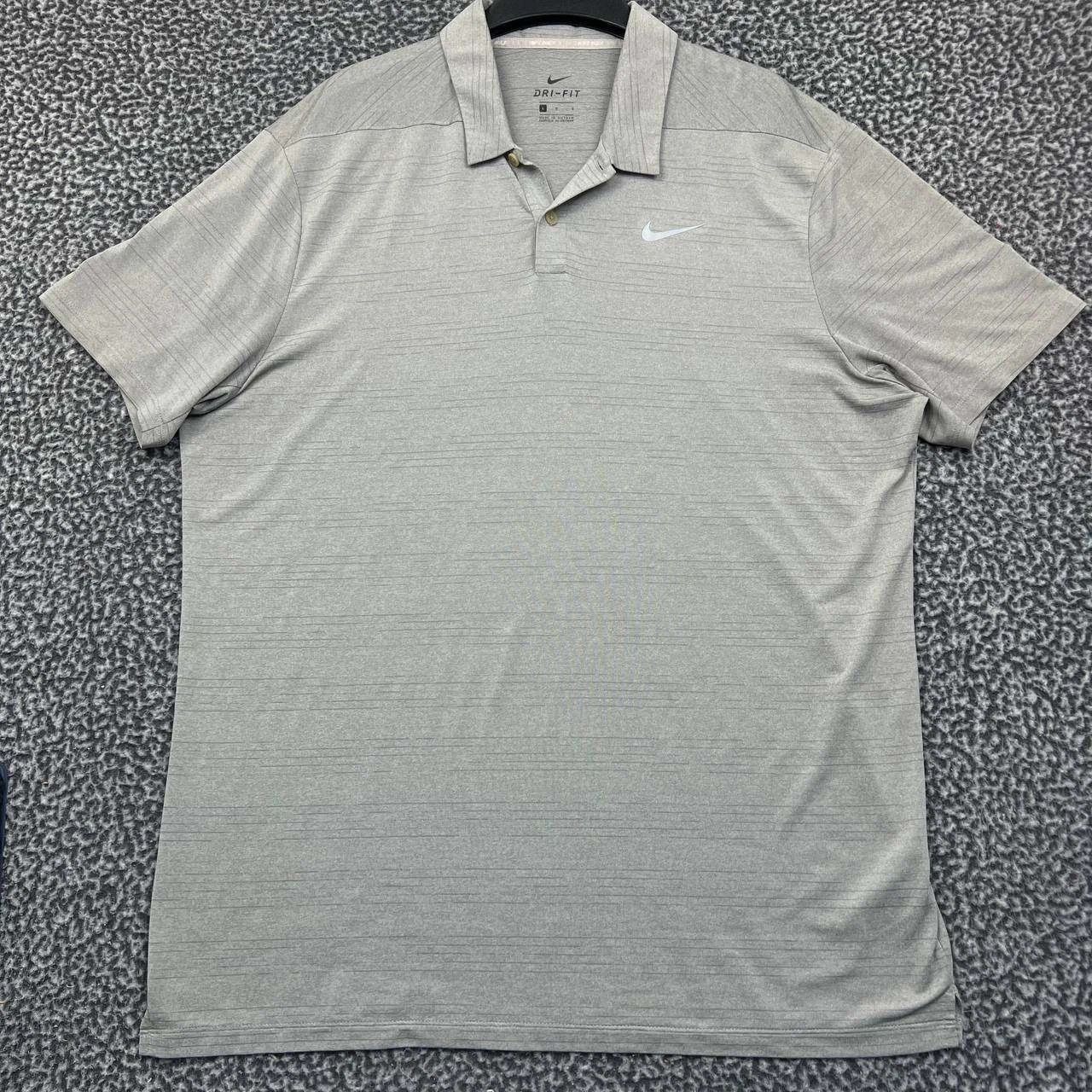 Nike Nike Golf Dri-Fit Polo Shirt Men Large Gray Collared Size US L / EU 52-54 / 3 - 1 Thumbnail