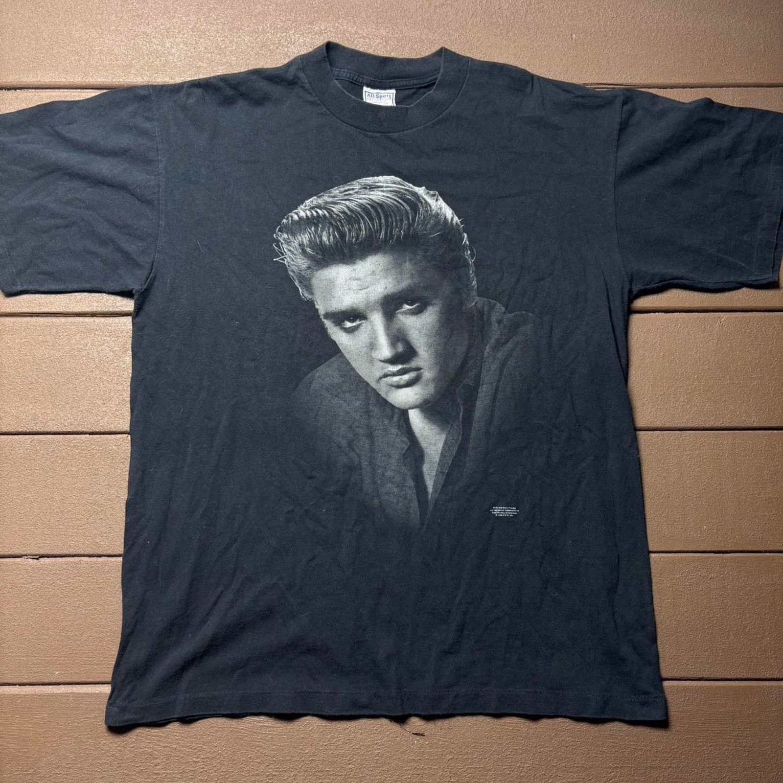 All Sport Vintage Elvis Presley Single Stitch Shirt Size US XL / EU 56 / 4 - 1 Thumbnail