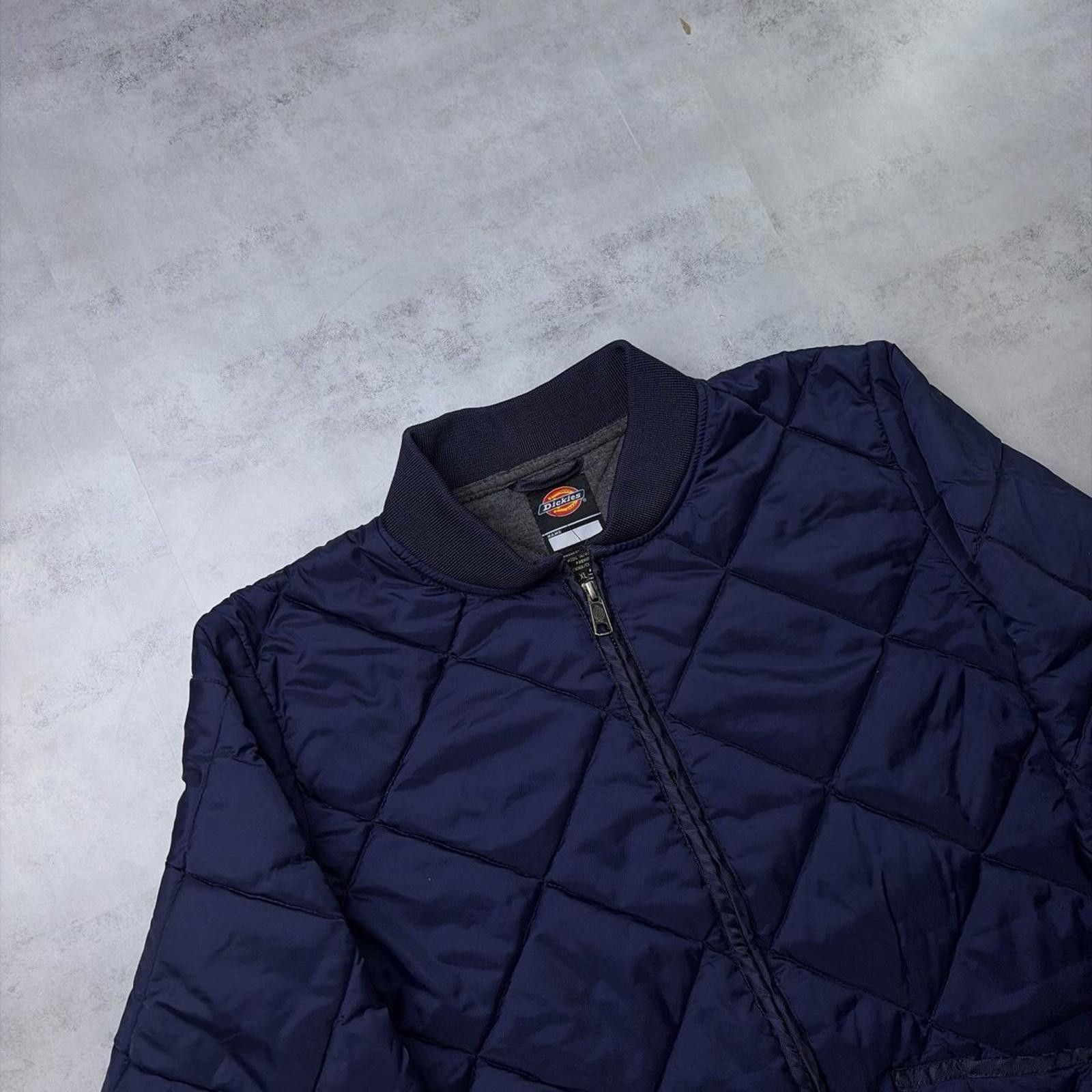 Dickies Y2K Navy Dickies Workwear Quilted Puffer Bomber Jacket Size M / US 6-8 / IT 42-44 - 5 Thumbnail