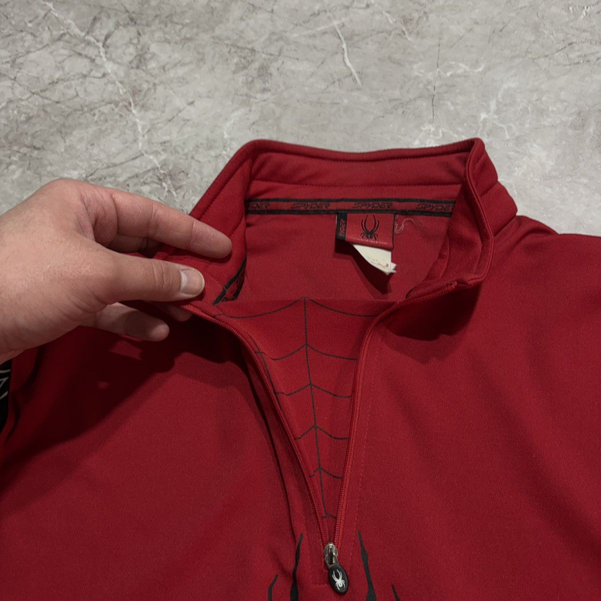 Spyder Crazy Spyder half zip y2k thermal sweatshirt VTG 2000s rare Size US L / EU 52-54 / 3 - 4 Thumbnail