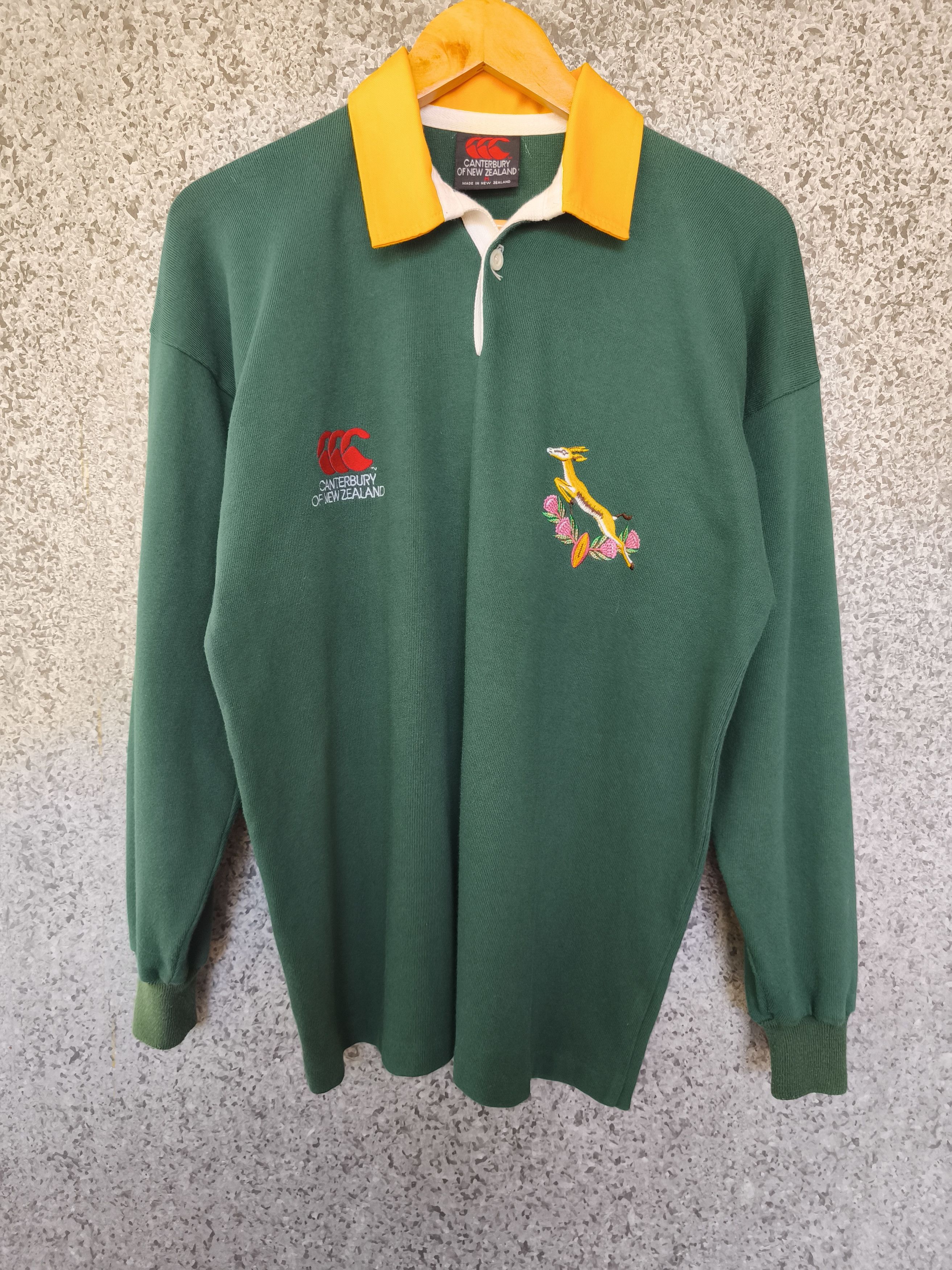 Canterbury of New Zealand 🔥Rare🔥Vintage 1995 World Cup Rugby Champion South Africa Size US L / EU 52-54 / 3 - 3 Thumbnail