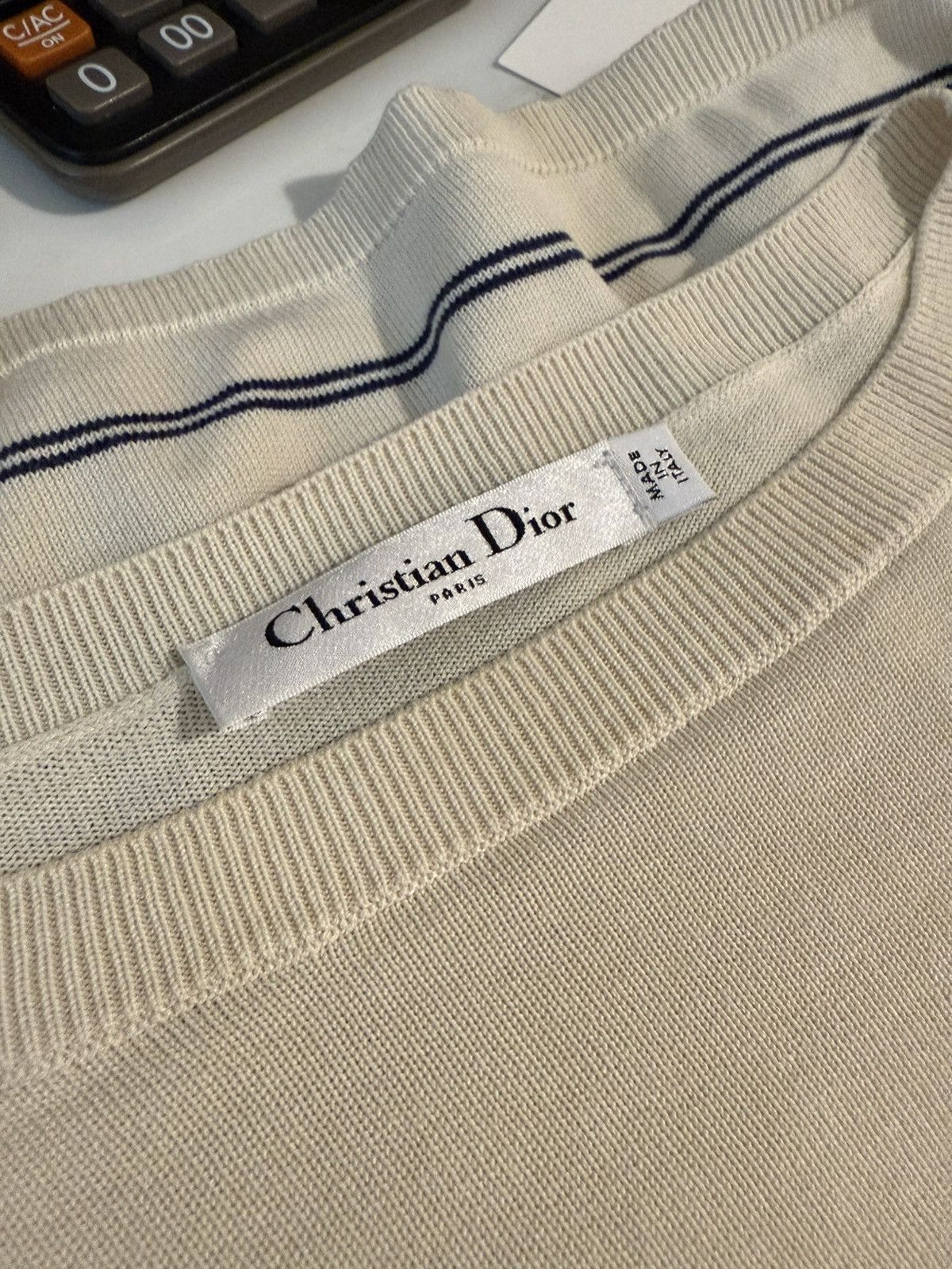 Christian Dior Striped Sweater