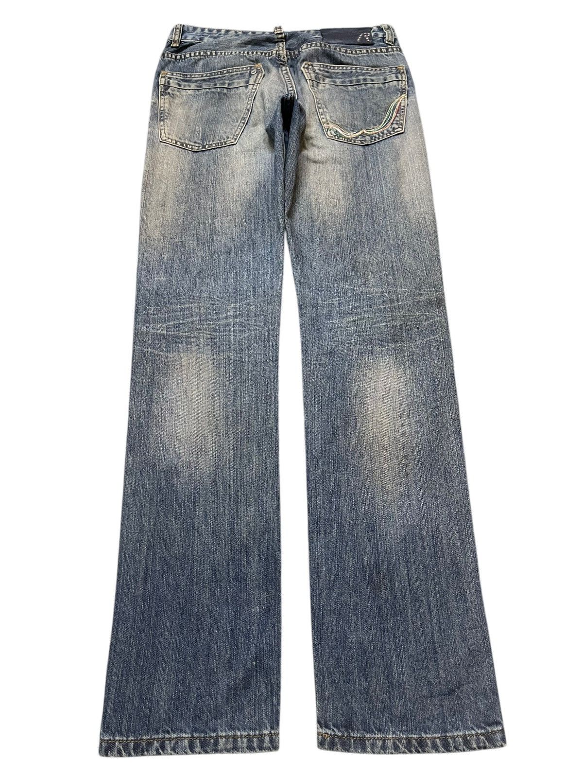 Replay Vintage Replay Blue Wash Distressed Style Jeans Size US 30 / EU 46 - 2 Thumbnail