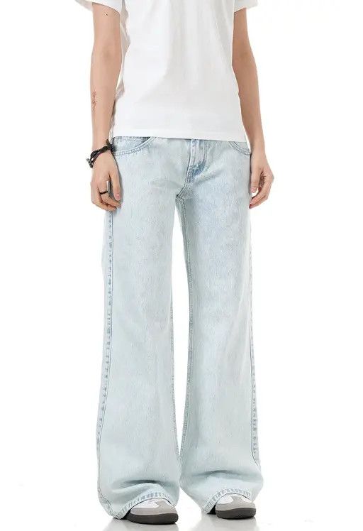VIBE American retro light blue men's cleanfit jeans Size US 32 / EU 48 - 3 Thumbnail